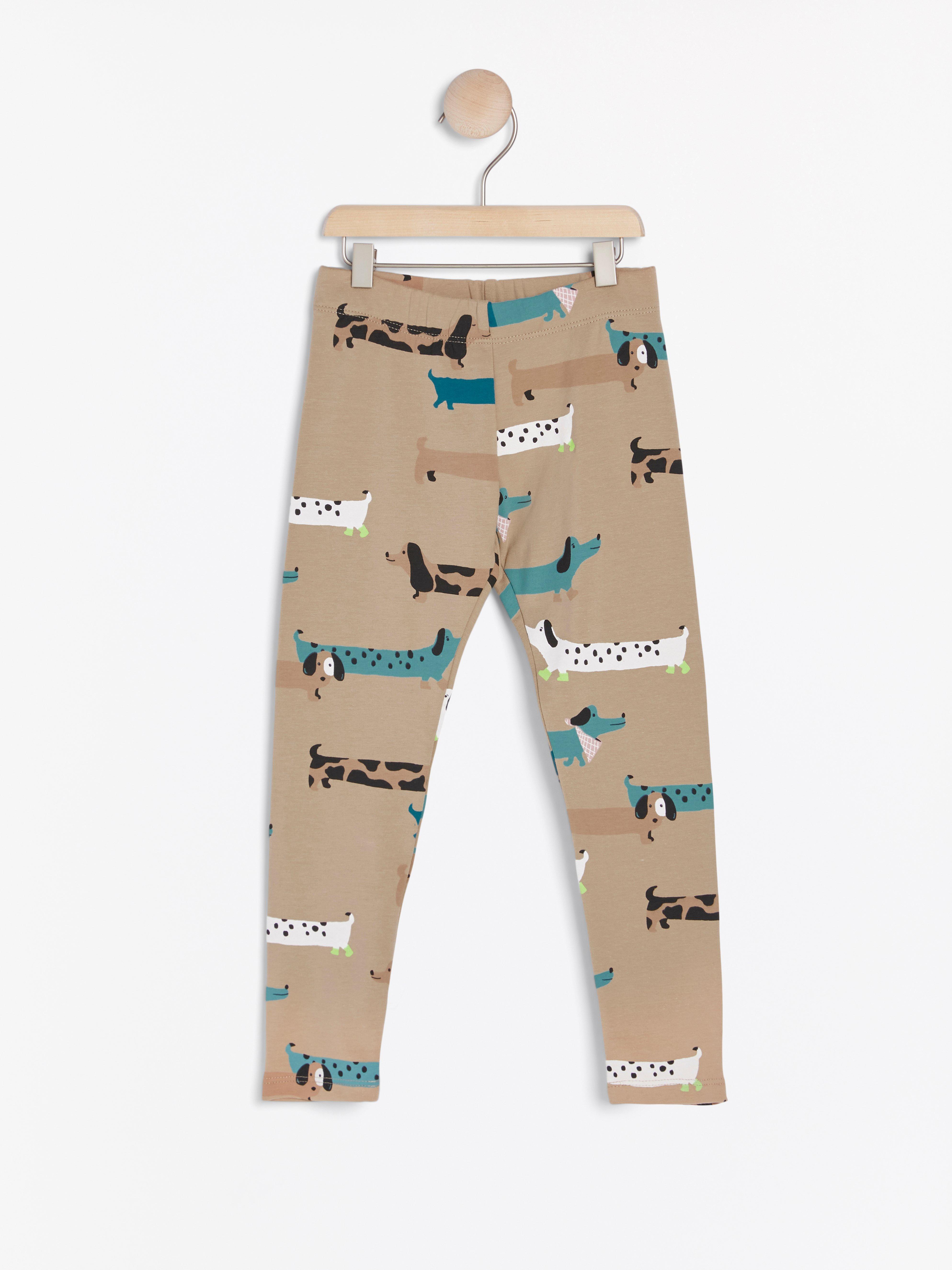 Leggings - Barn - Beige