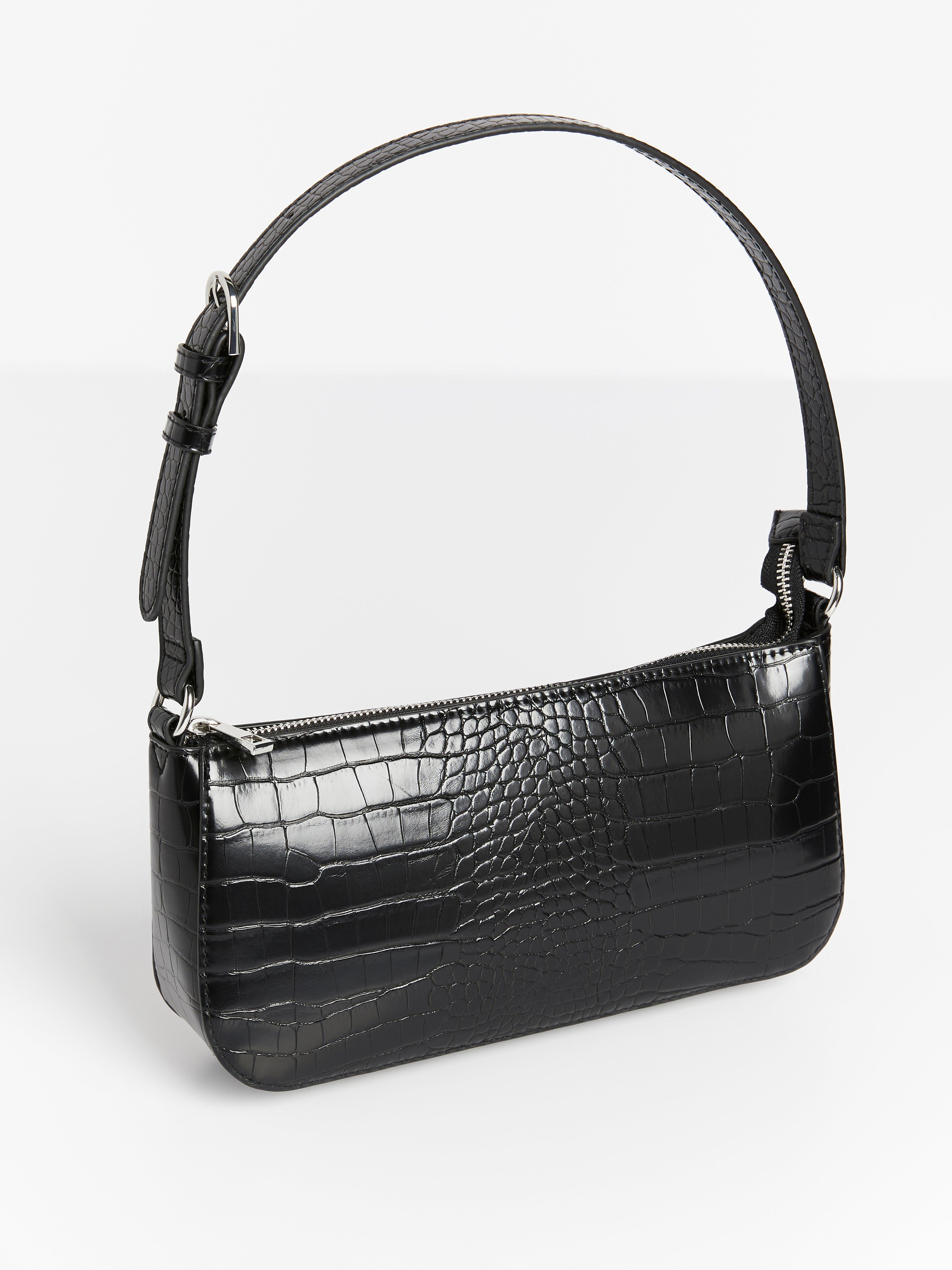 black baguette bag