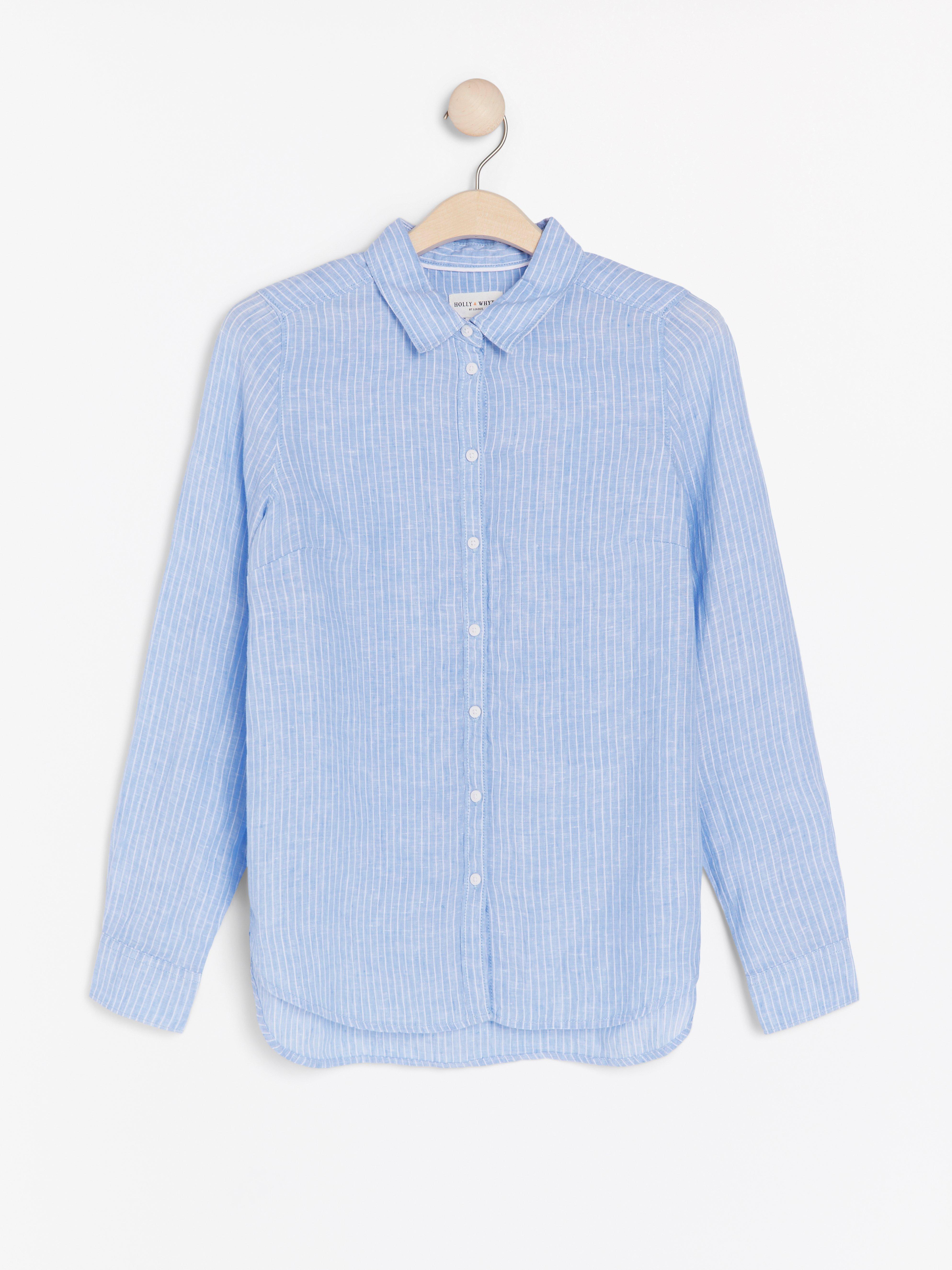 Skjorte - Dame - Blå