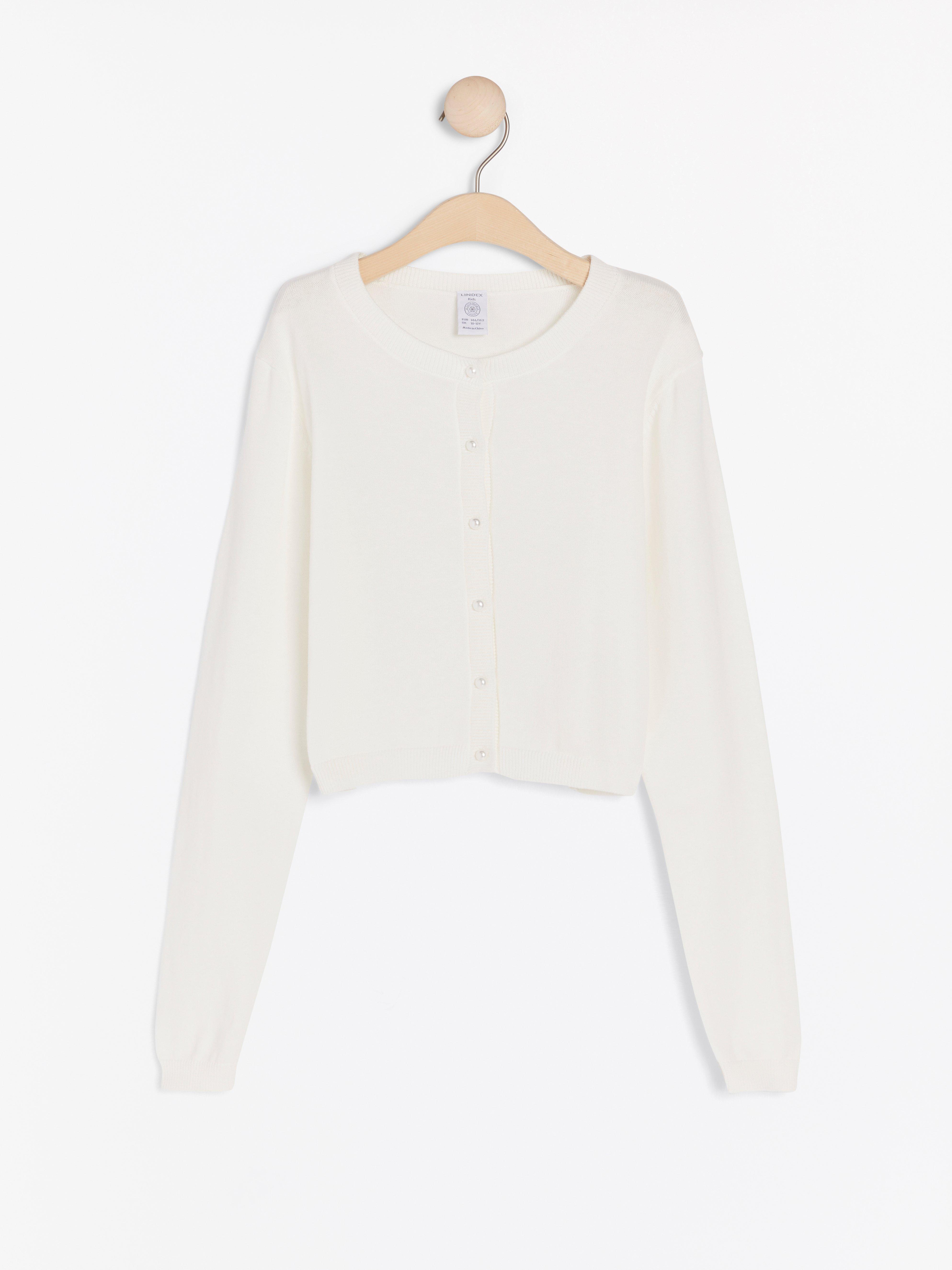 Kardigan - Děti - Bílá
