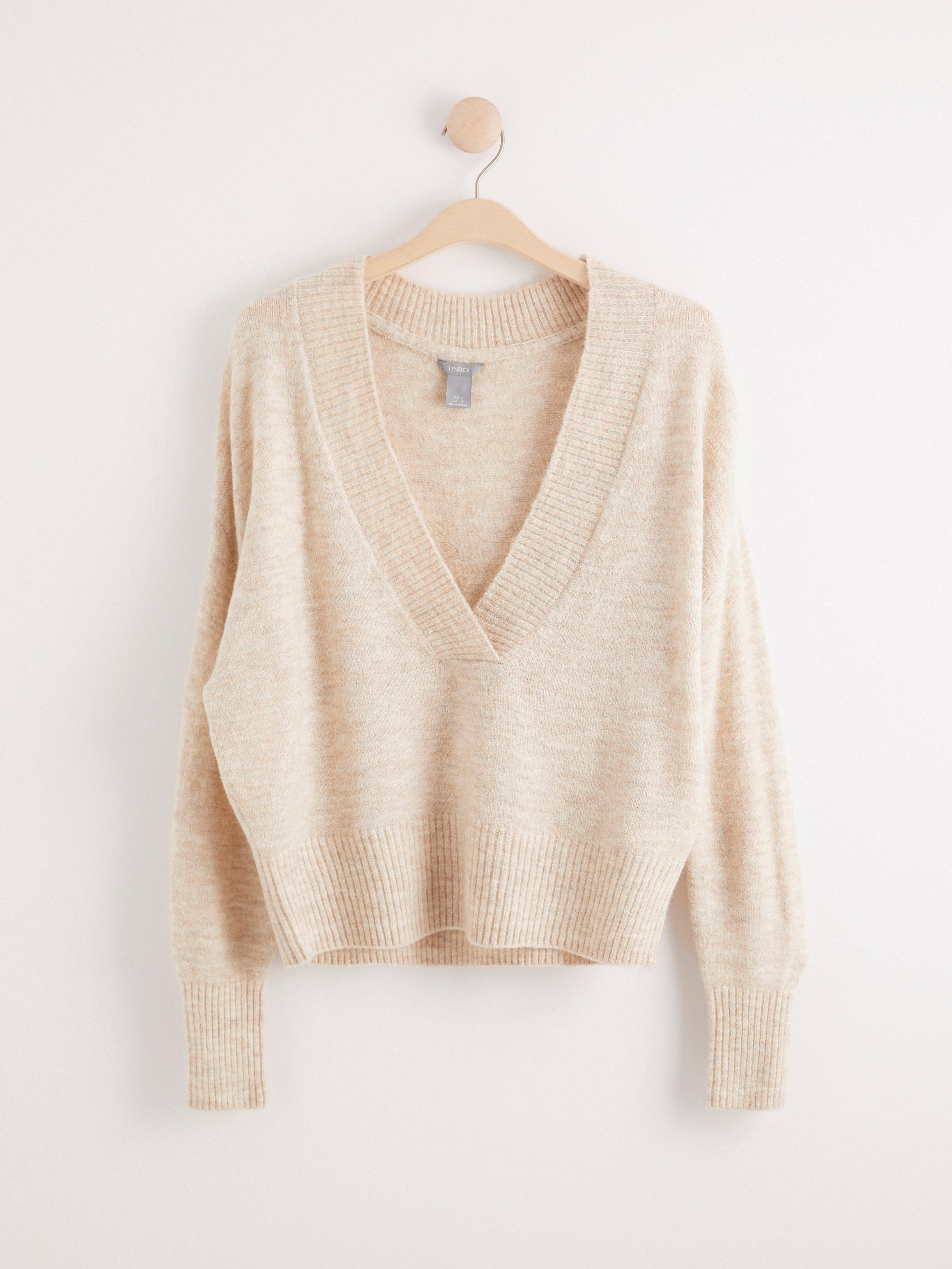 Tröja - Dam - Beige