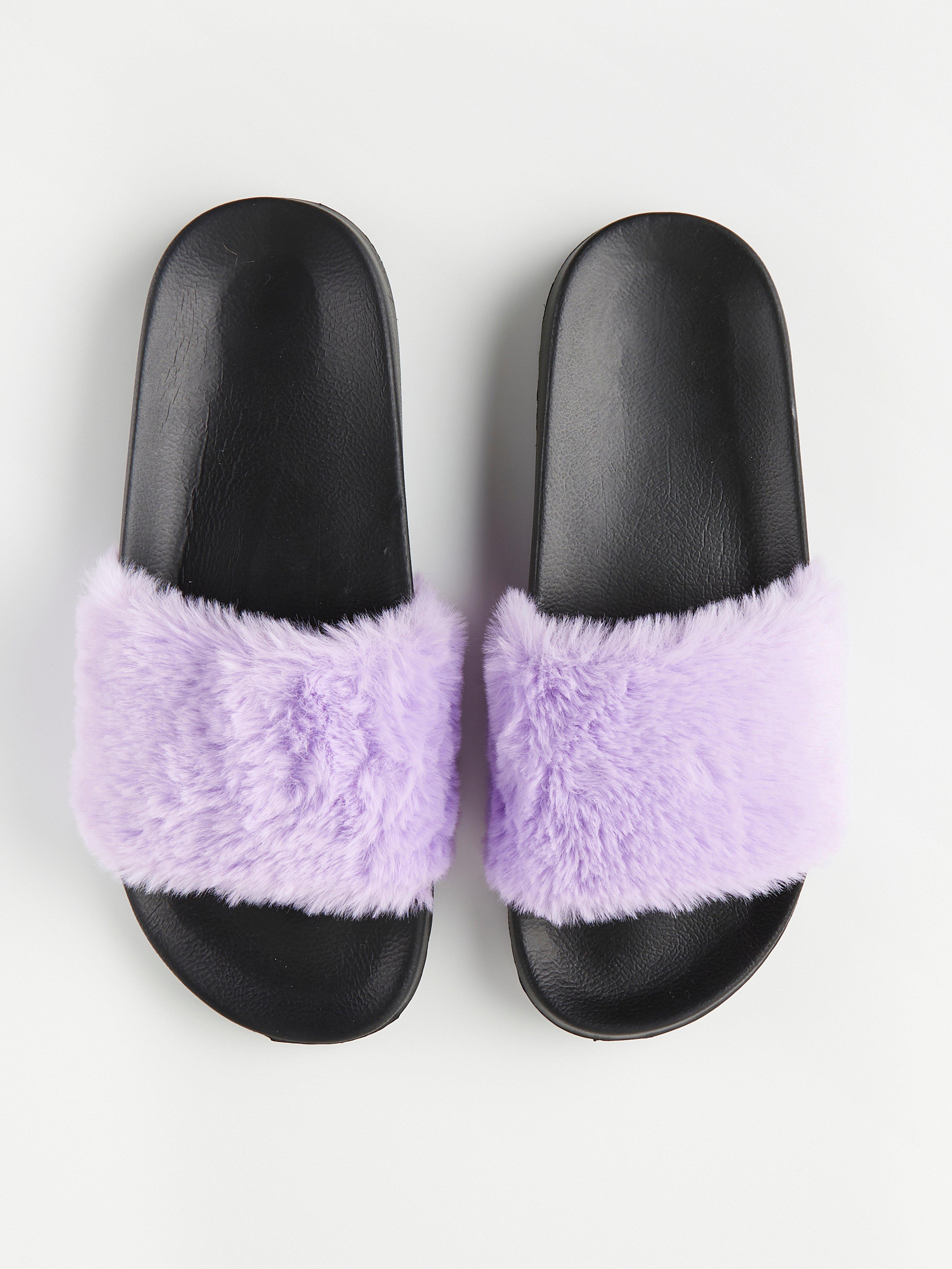 Fluffy sandals online uk