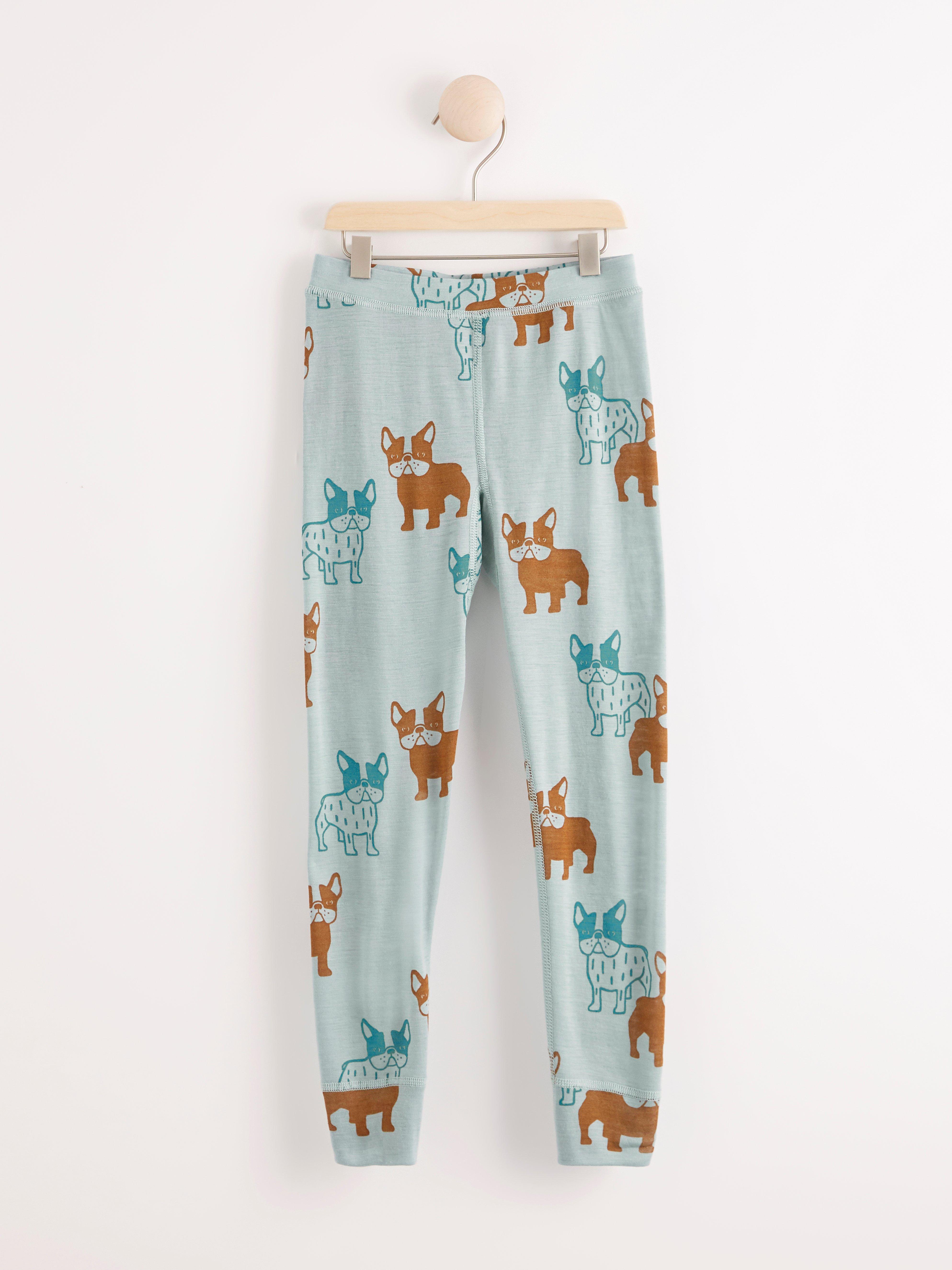 Pitkät alushousut - Lapset - Sinivihreä