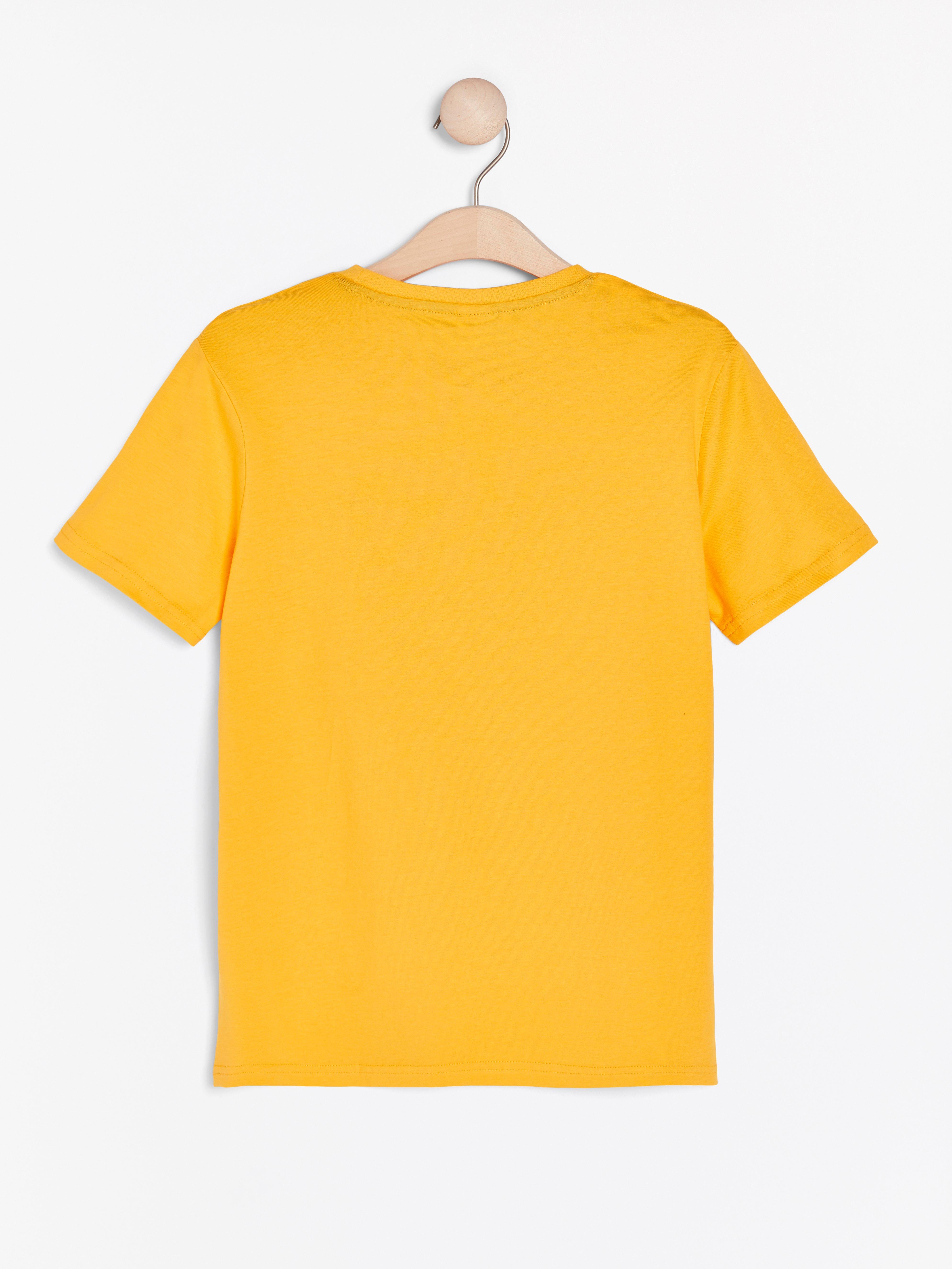 T-shirt - Barn - Gul