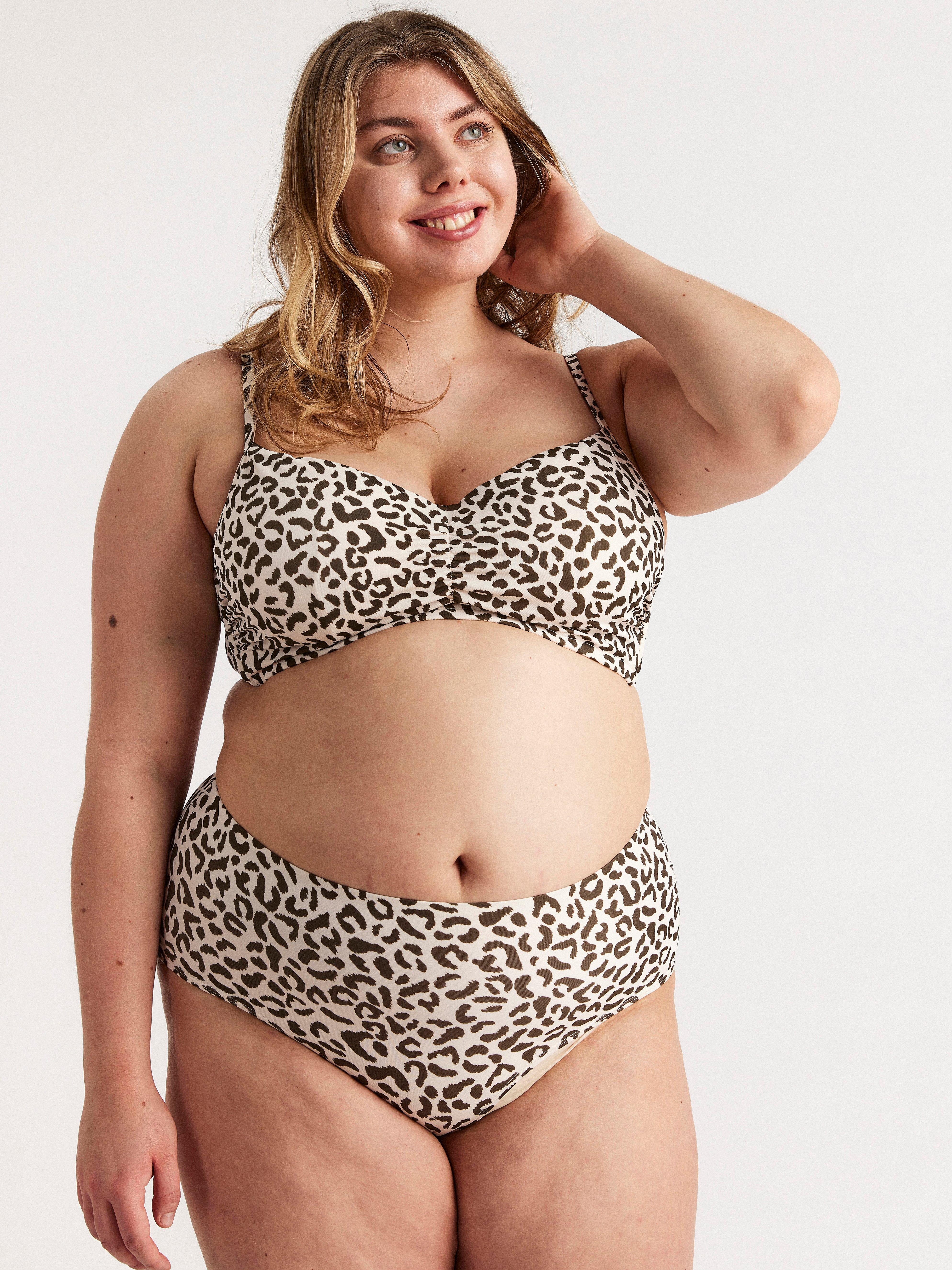 Classic Regular bikinitrosa med leopardmönster