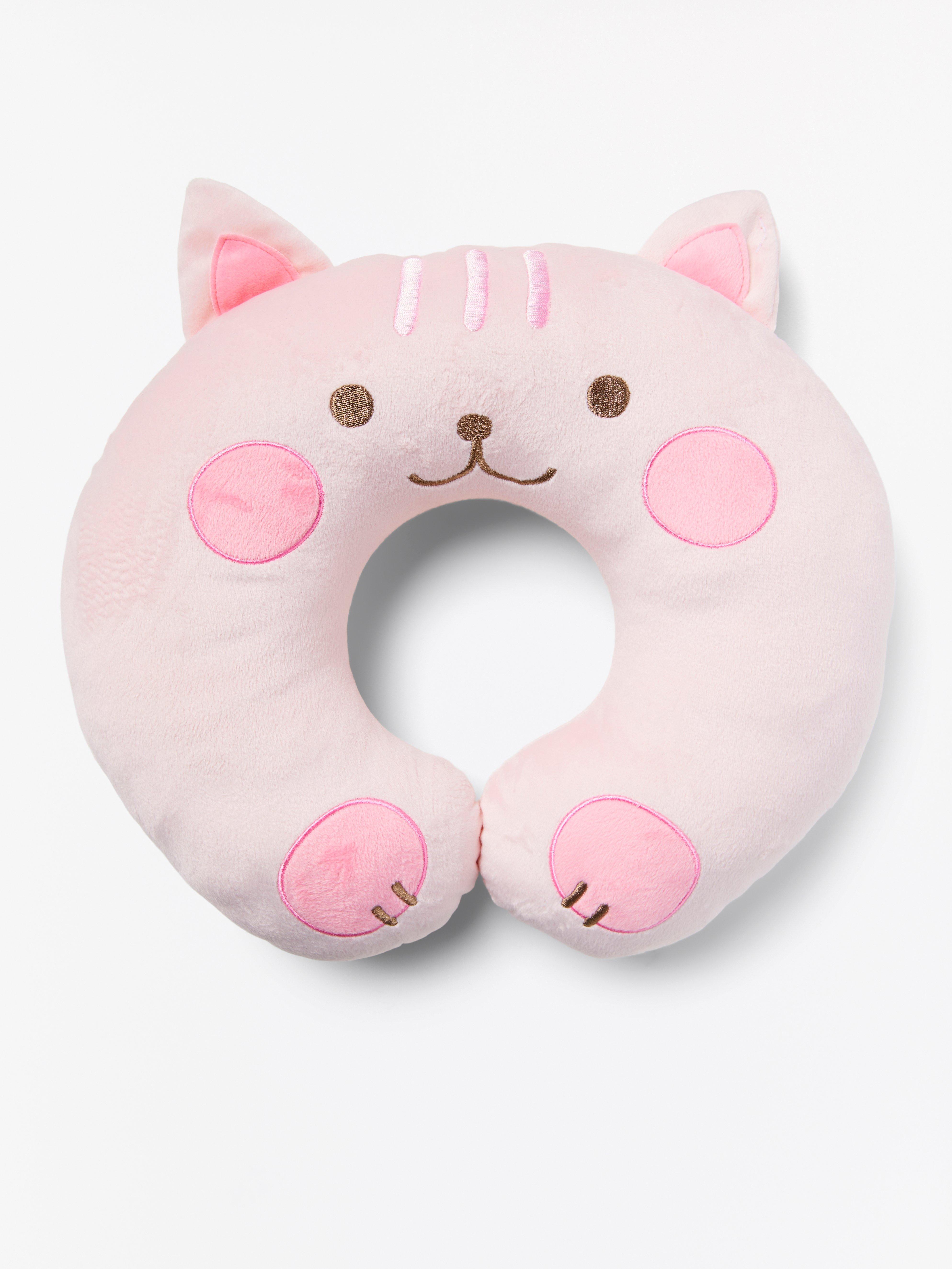 pink travel pillow