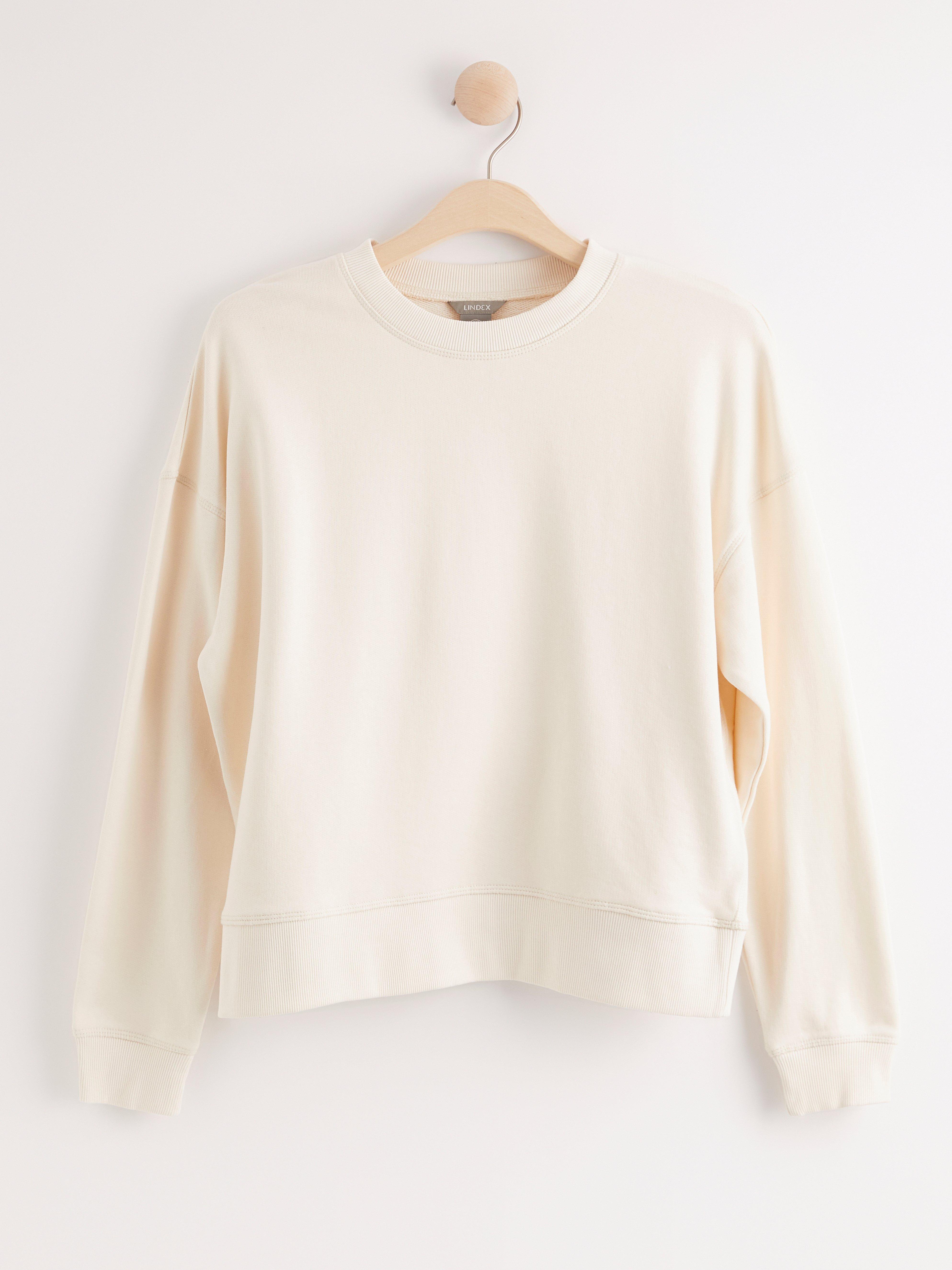 Collegegenser - Dame - Hvit