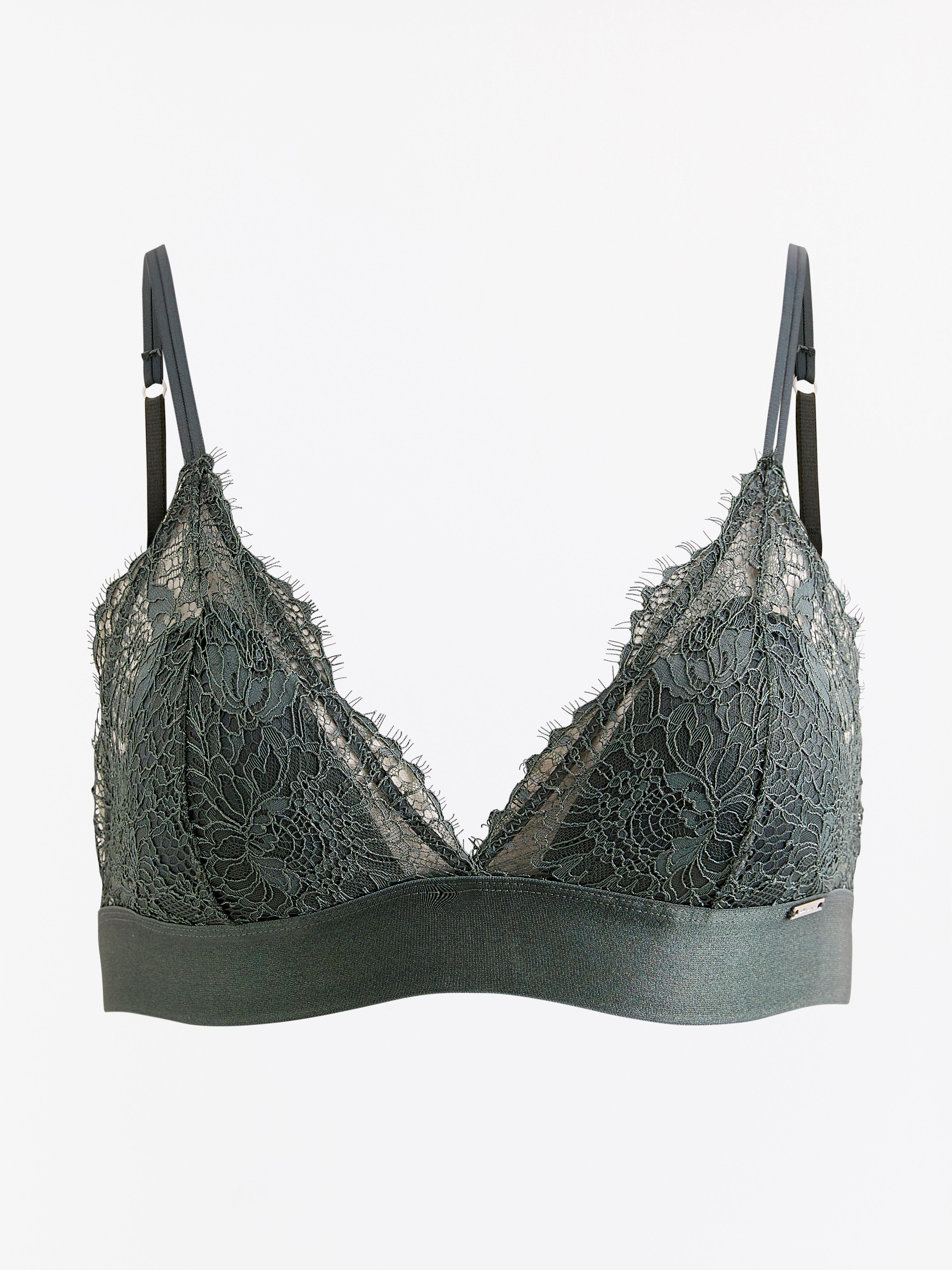 Rintaliivit ilman toppauksia (bralette) - Alusvaatteet - Vihreä