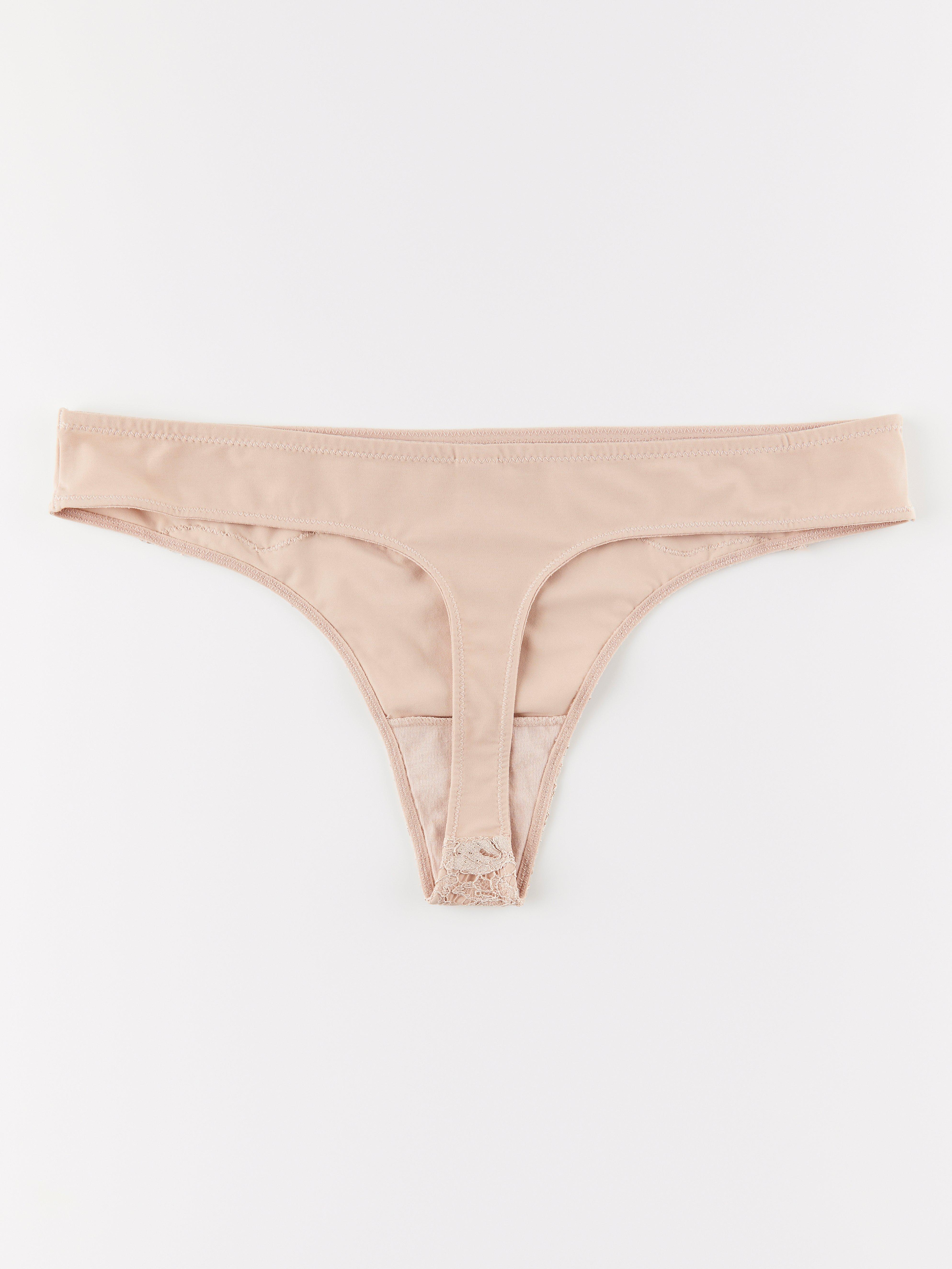 Thong Low - Lingerie - Beige