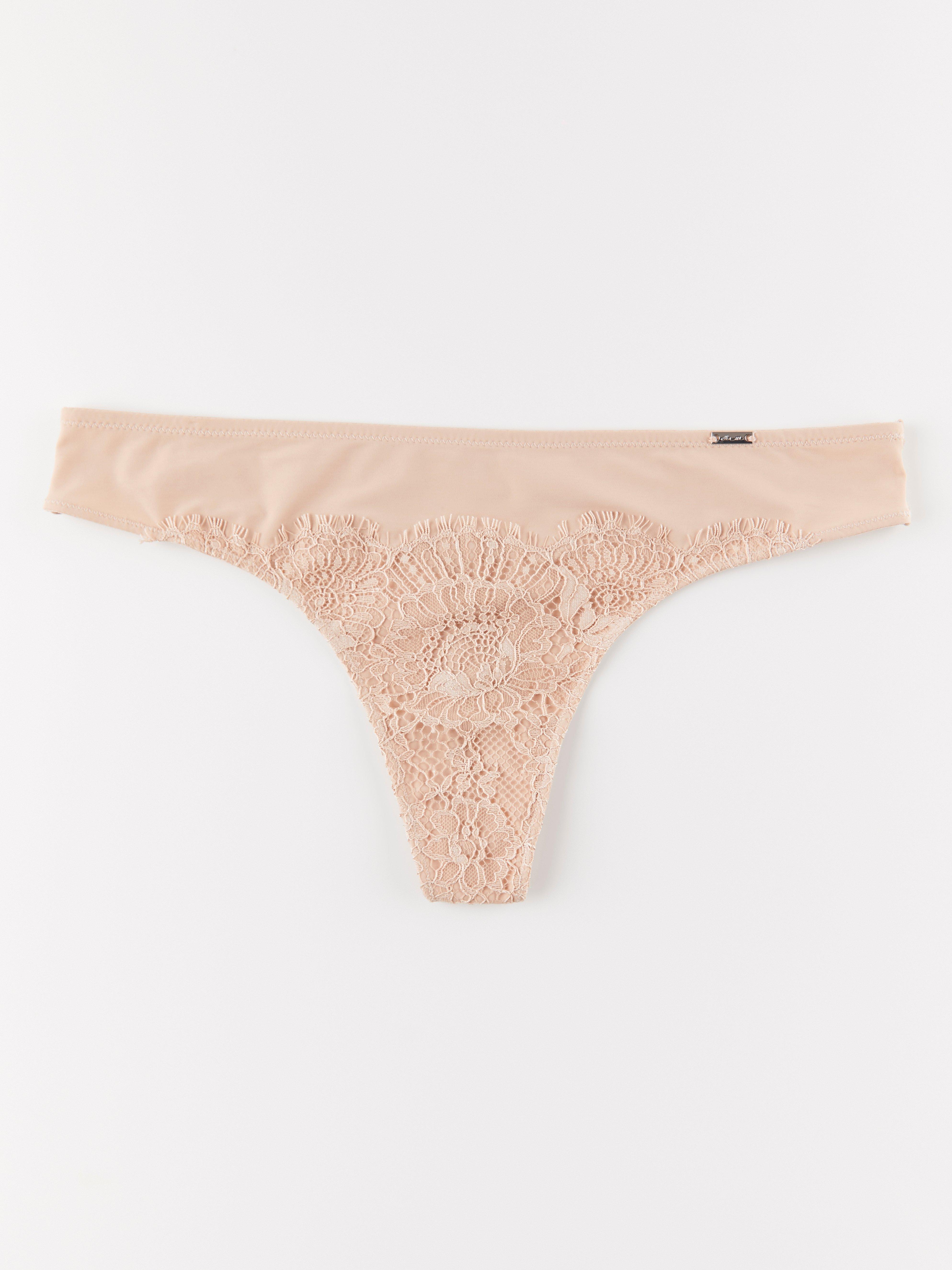 Thong Low - Lingerie - Beige