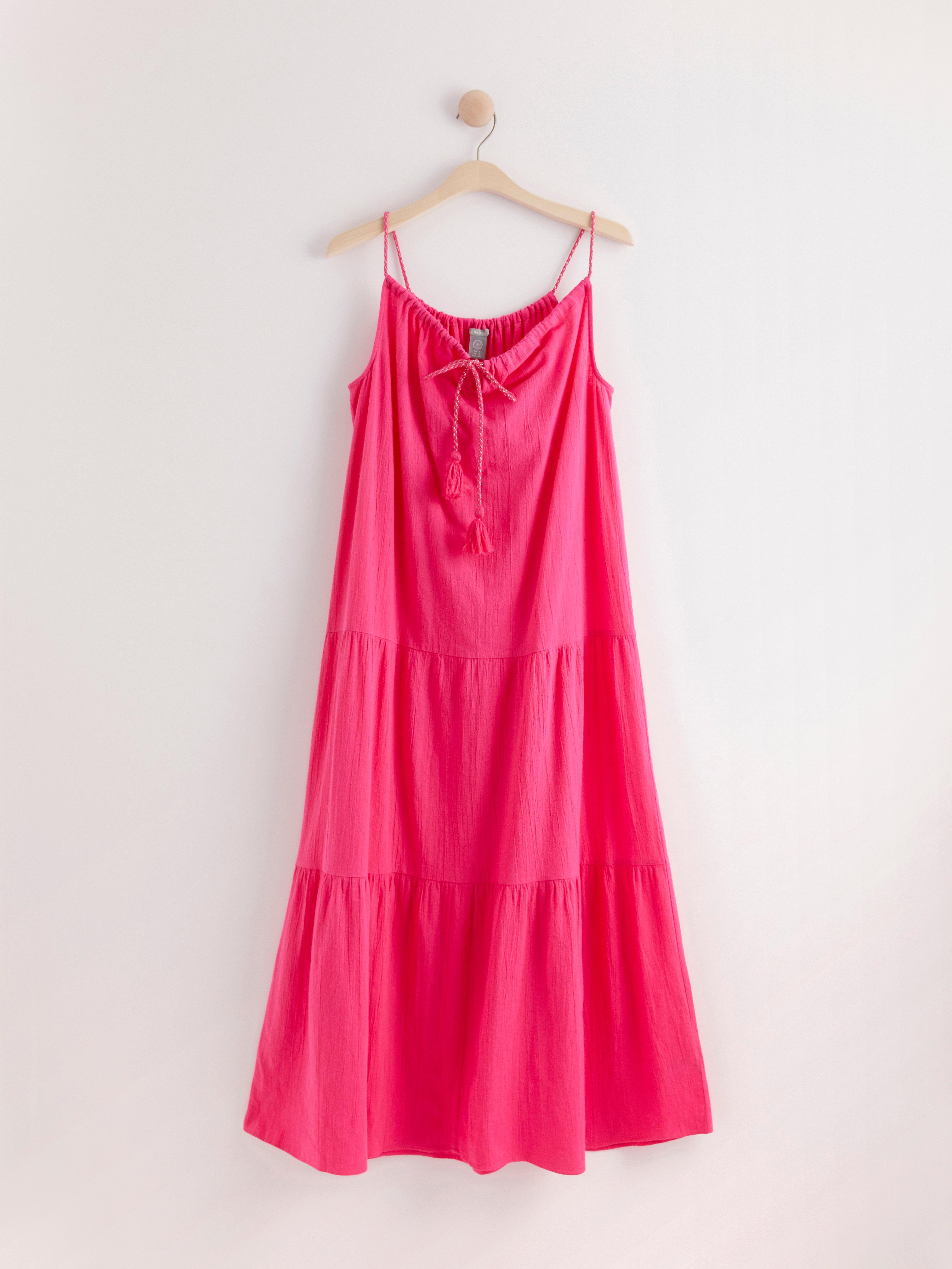 Maxi šaty - Ženy - Růžová