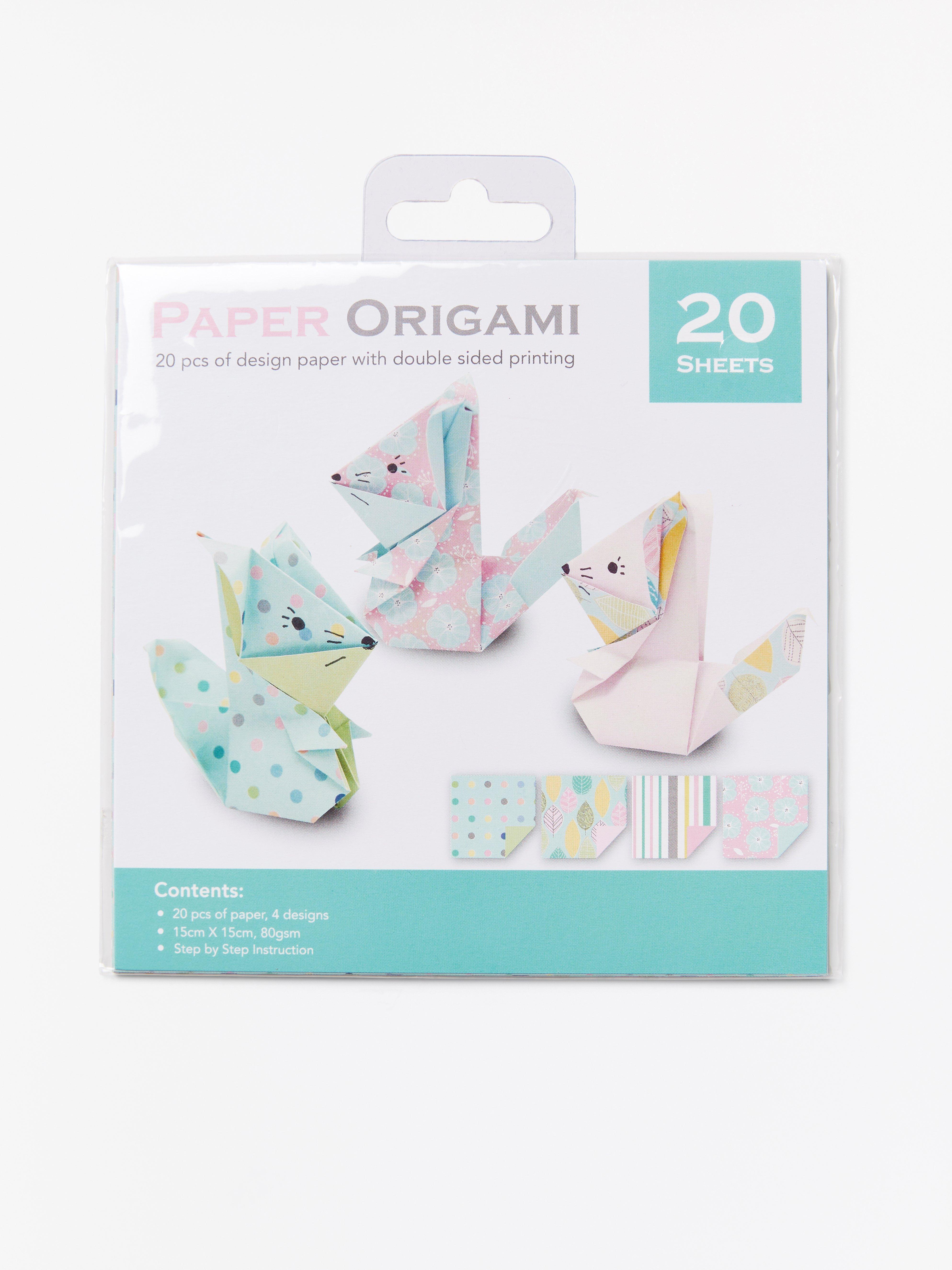 Origami papper - Barn - Rosa