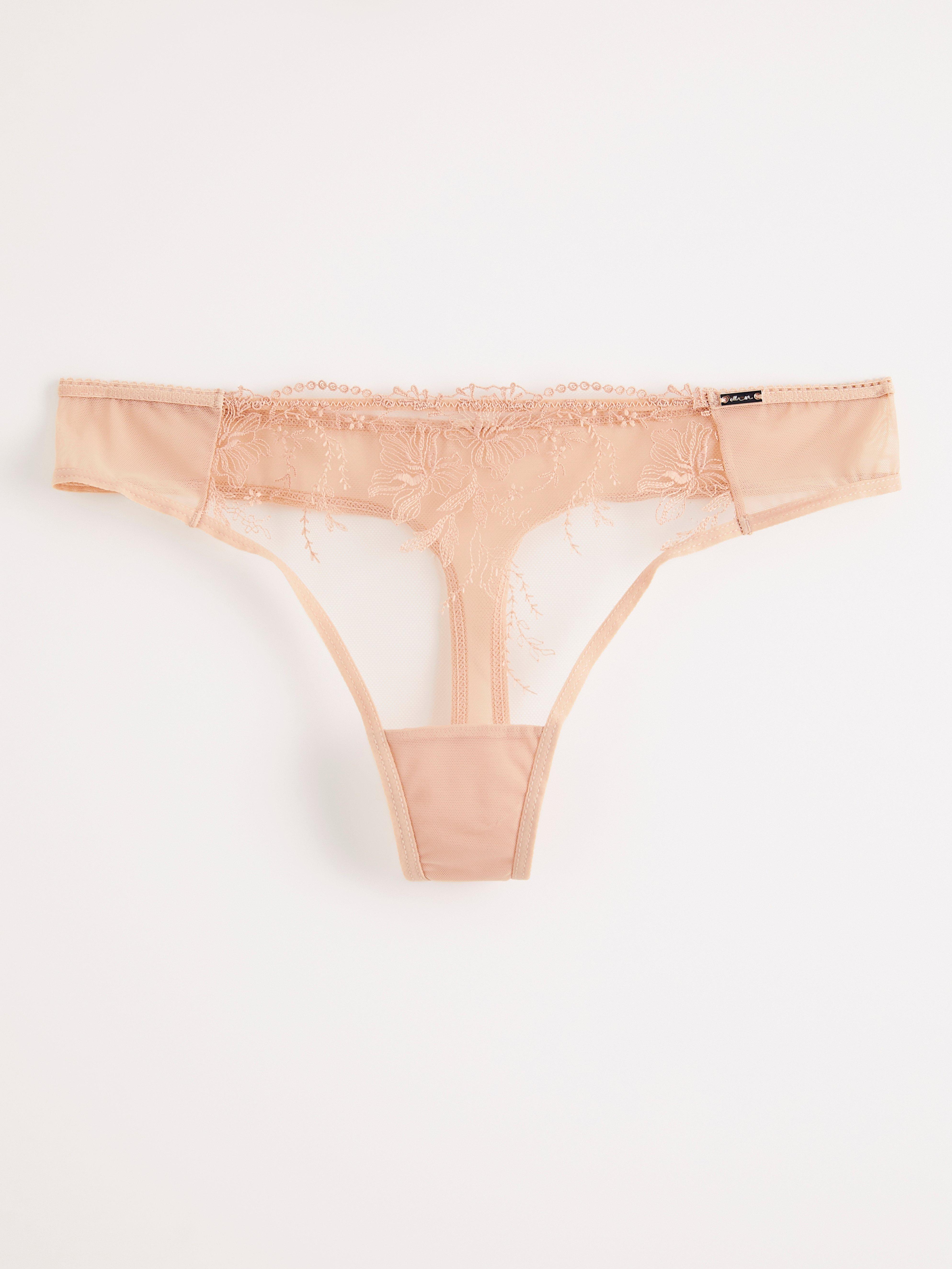 Thong Low - Lingerie - Beige