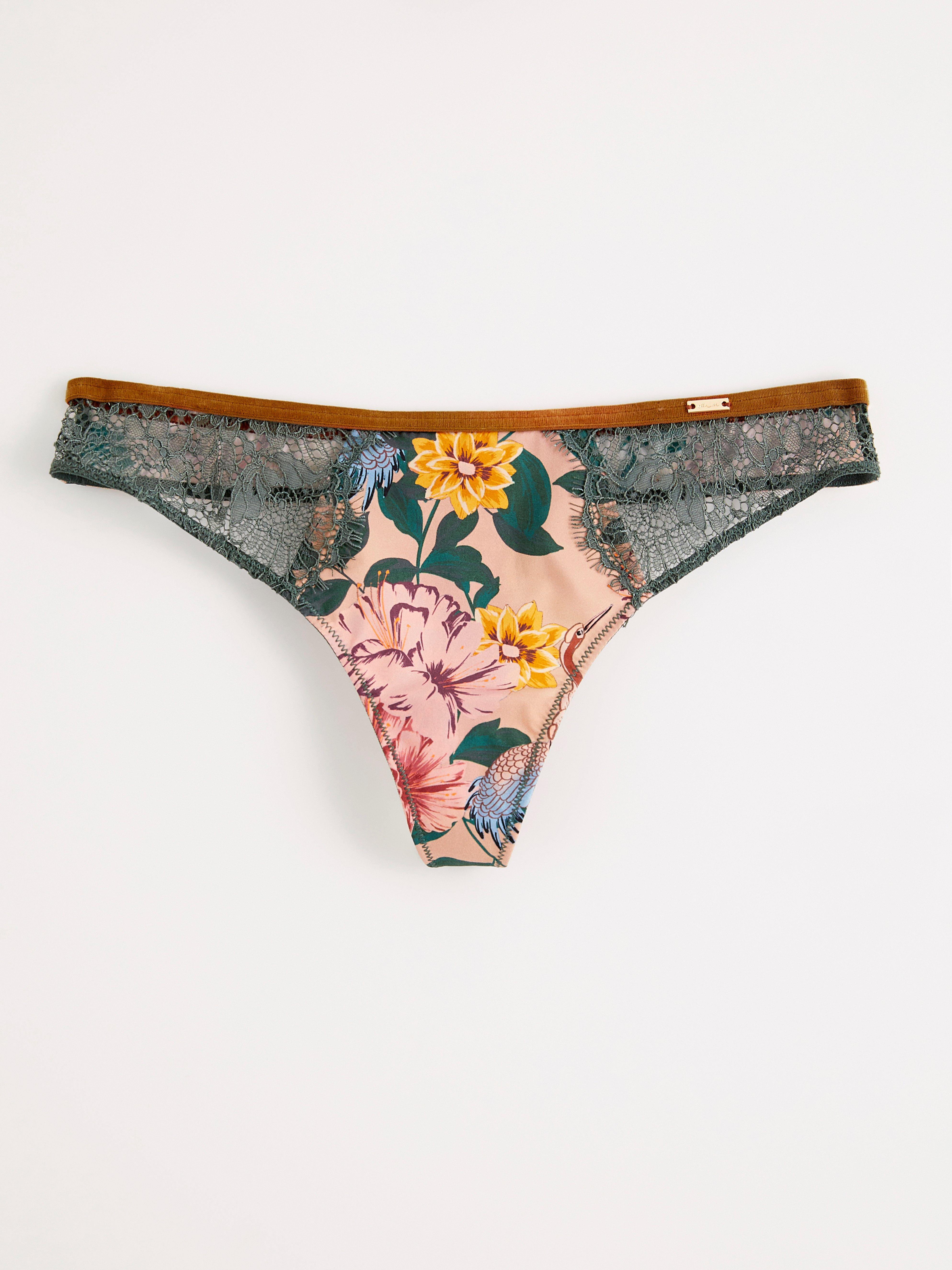 Stringtrosa låg - Underkläder - Grön