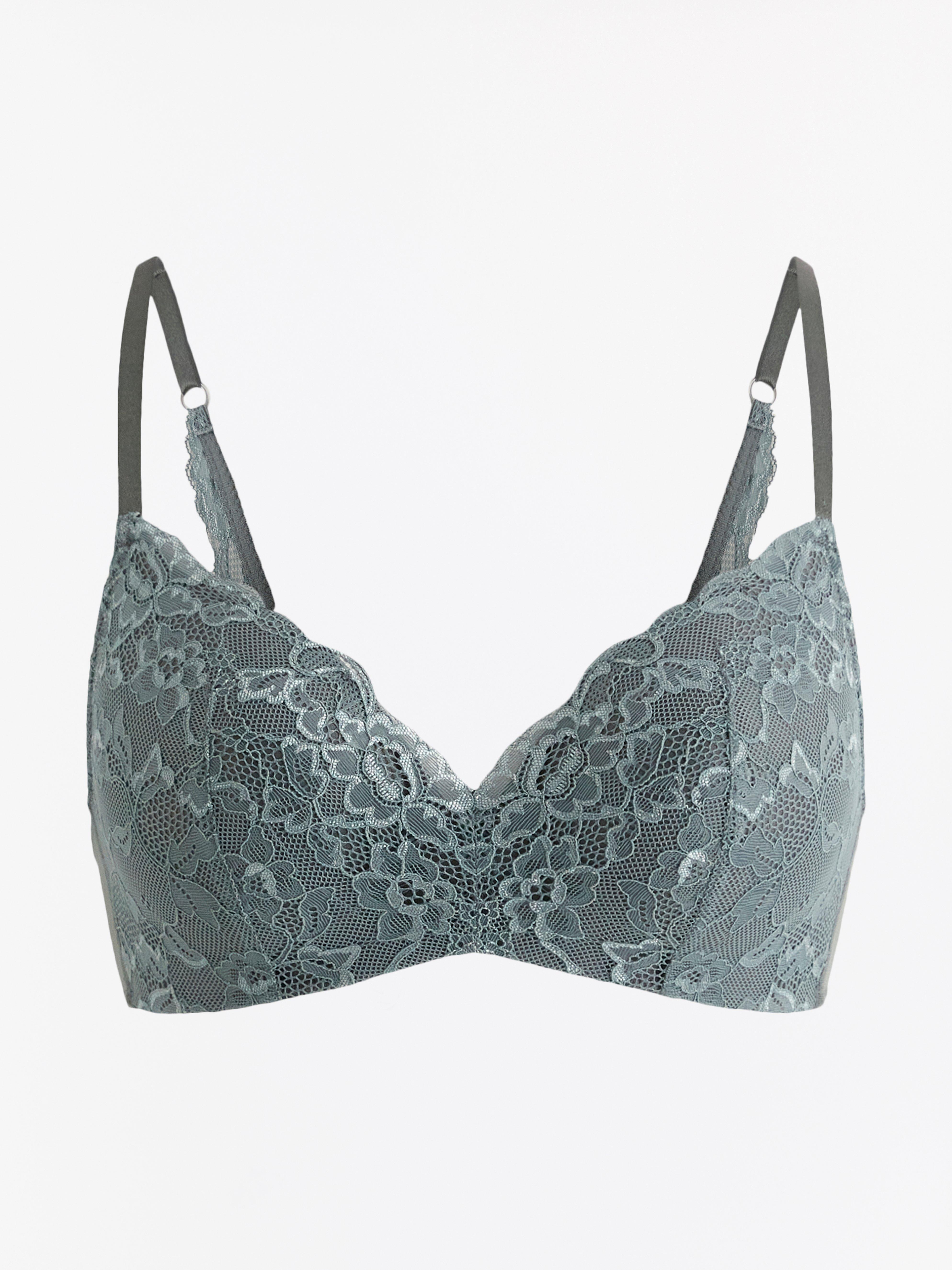 Flora bh utan bygel - Underkläder - Aqua