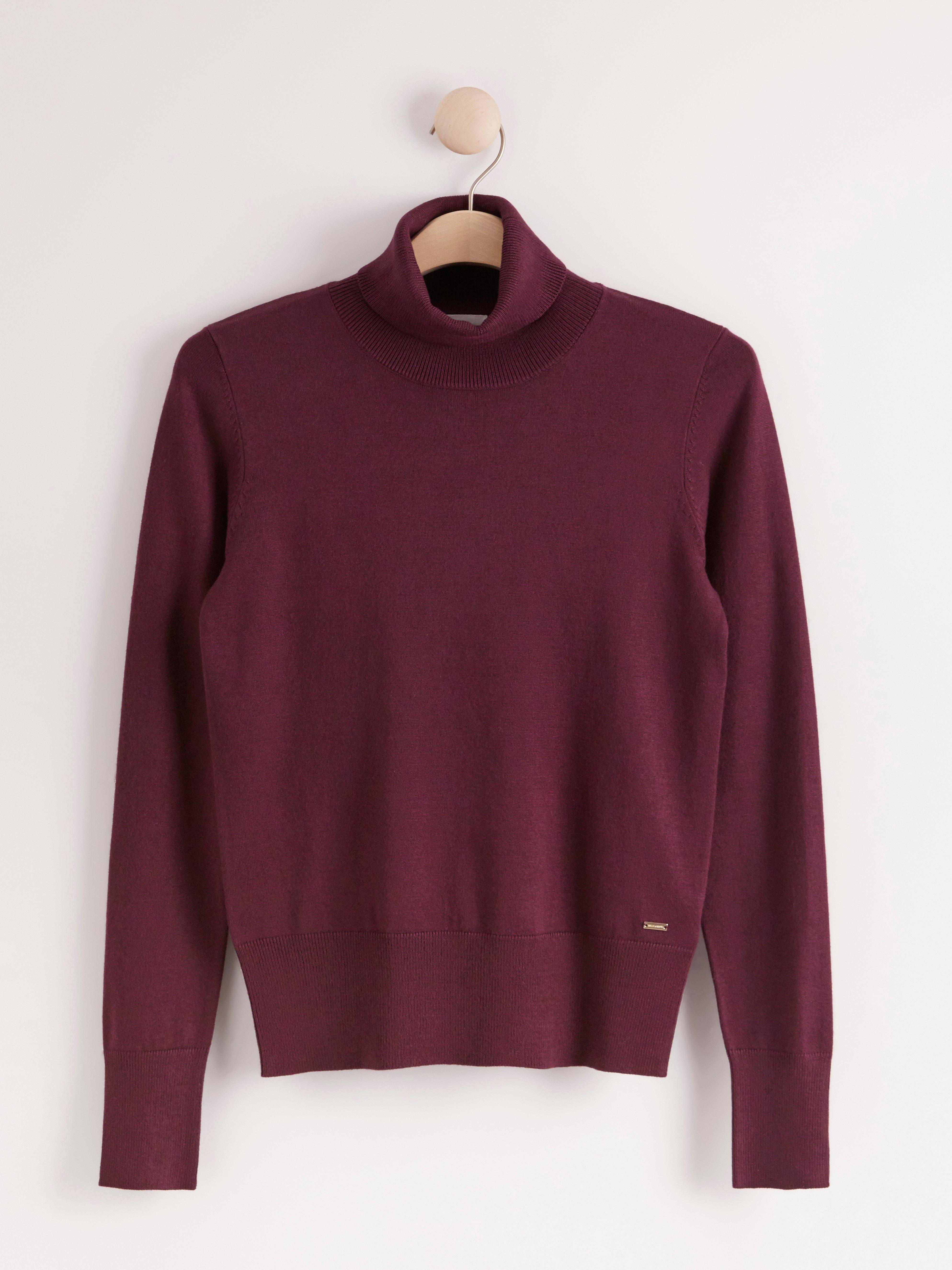 Turtle Neck Sweater - Womens Wear - Lilac