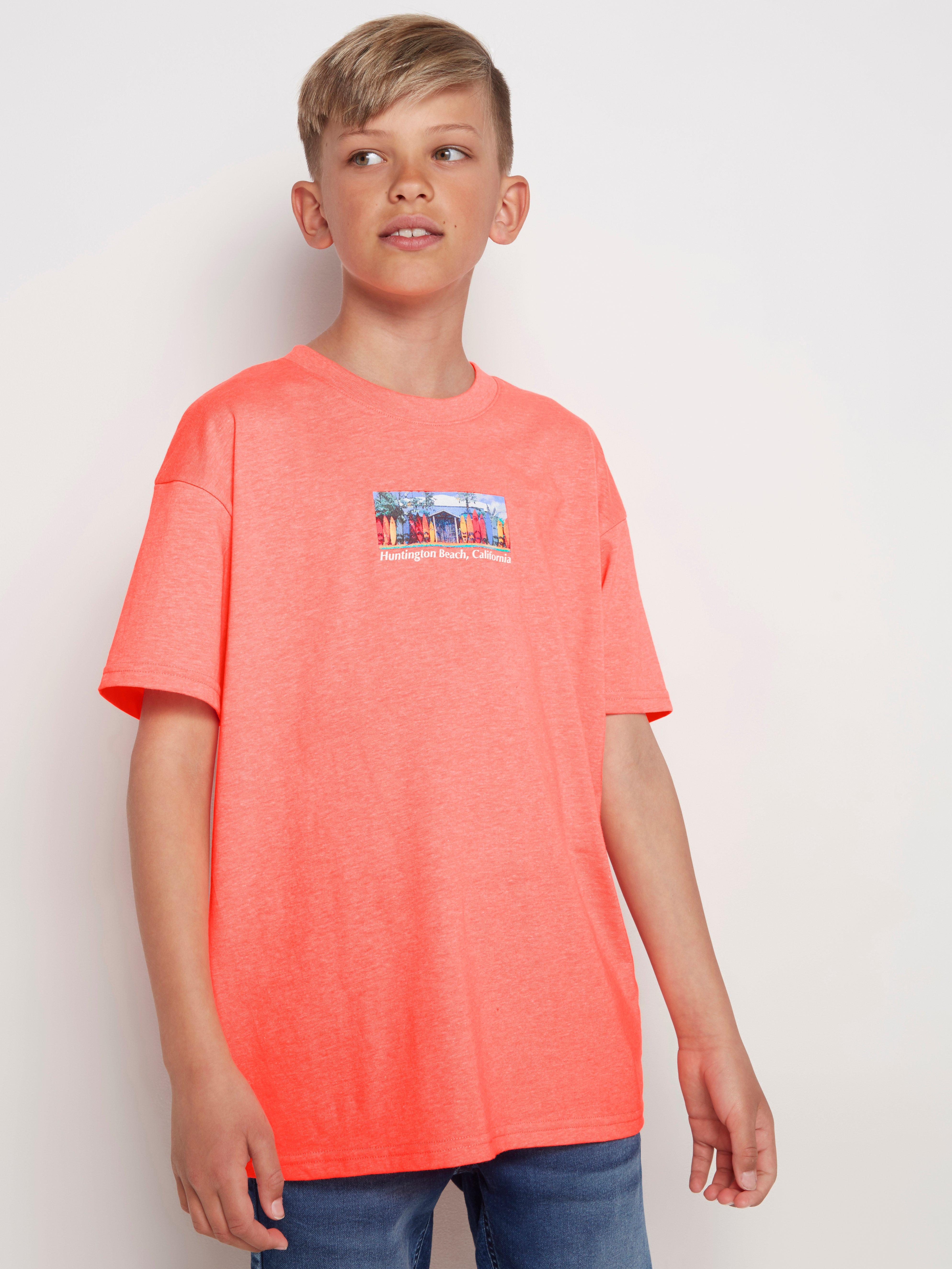 neon coral t shirt