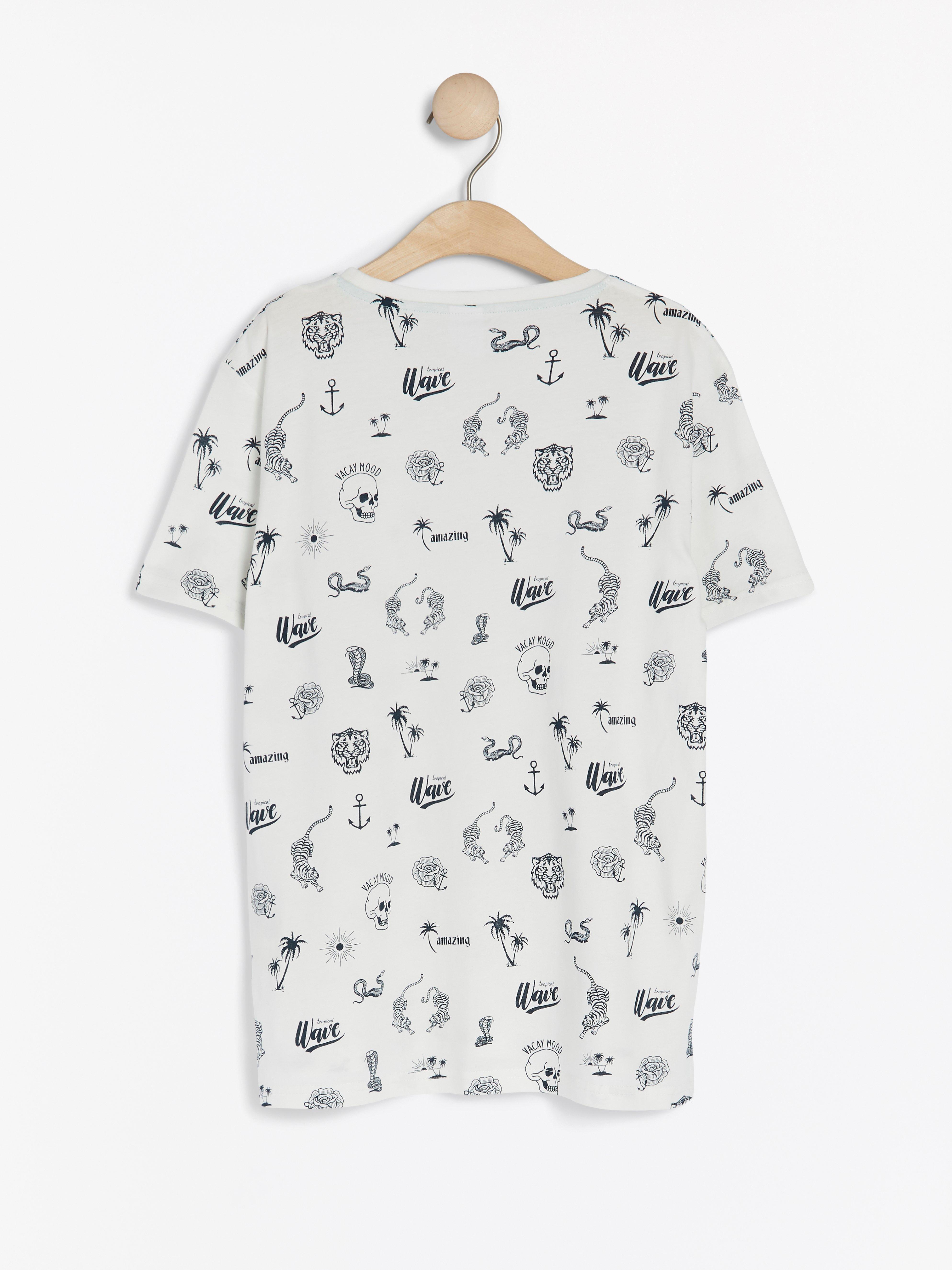 T-shirt - Barn - Vit
