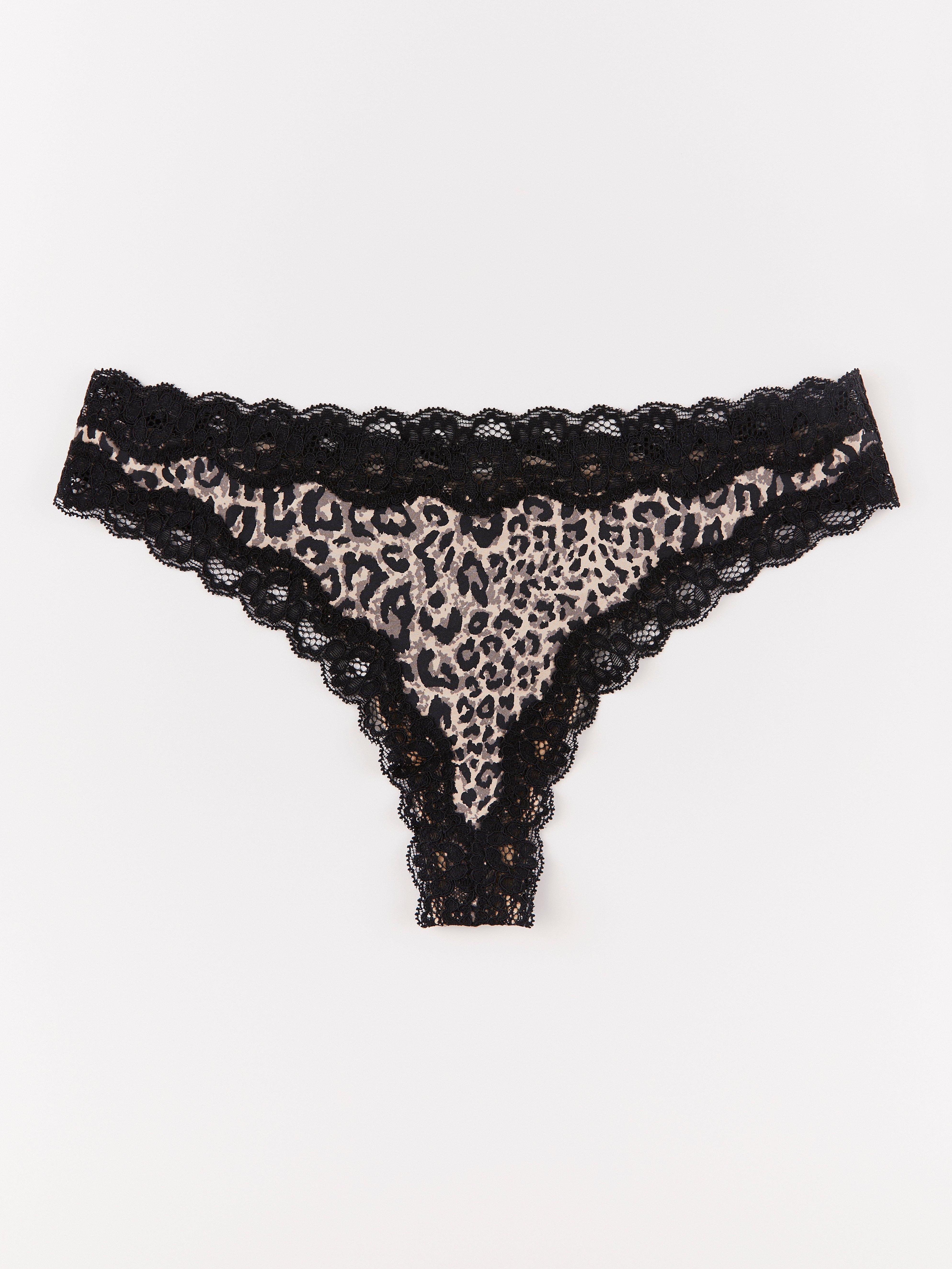 Thong Low - Lingerie - Black