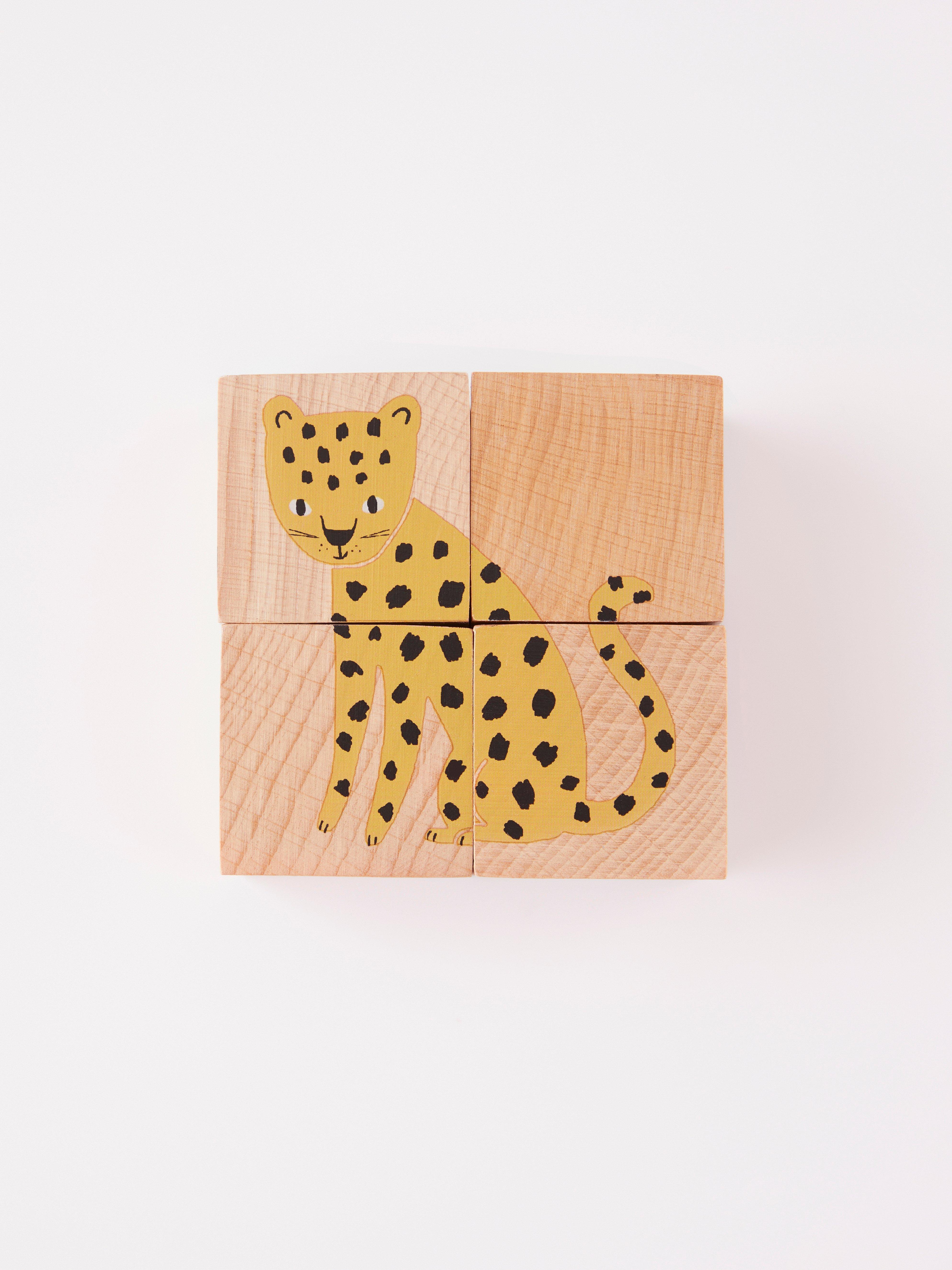 Wooden Cubes - Kids Wear - Brown