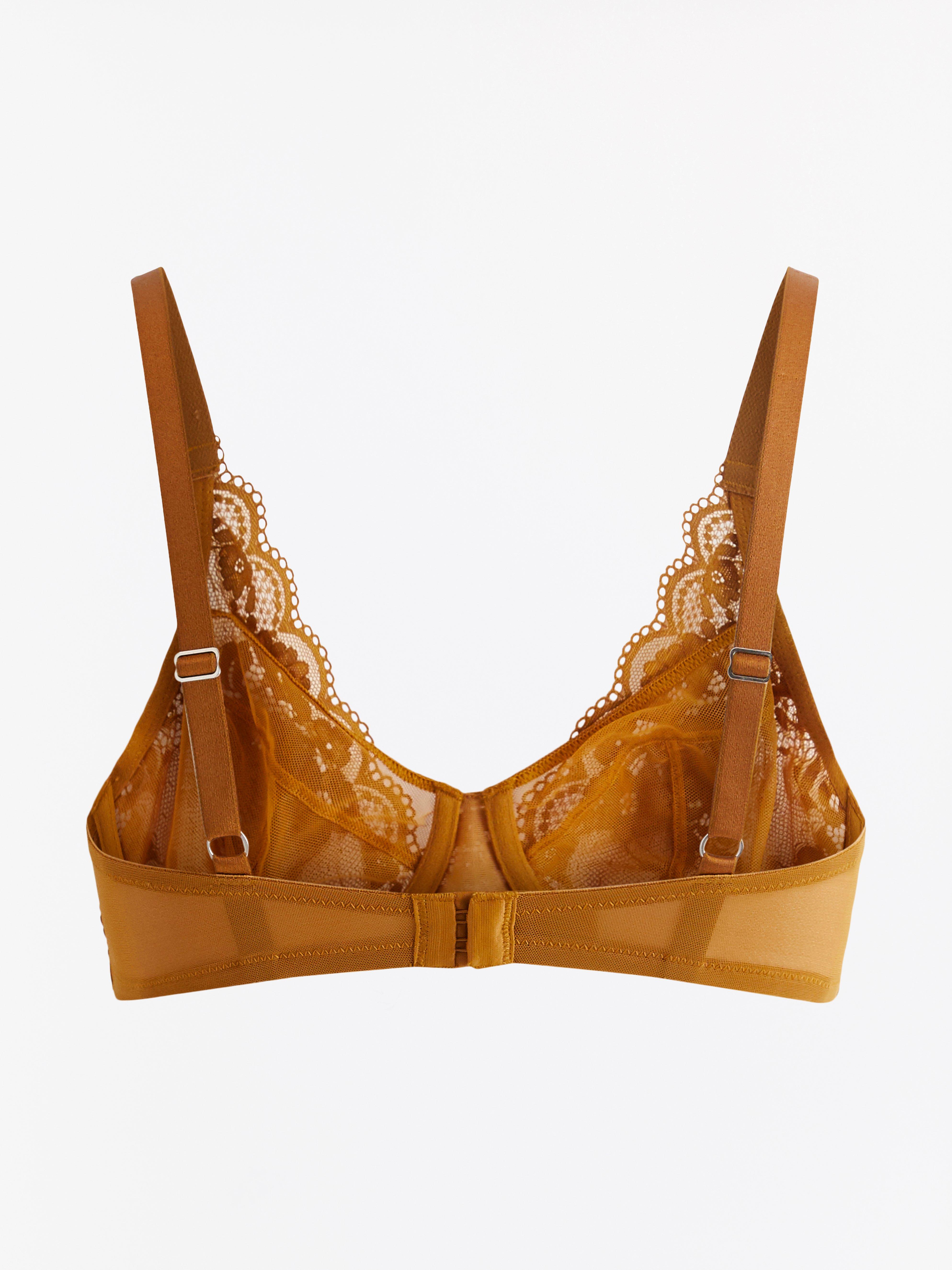 Aster Wire Bra - Lingerie - Brown