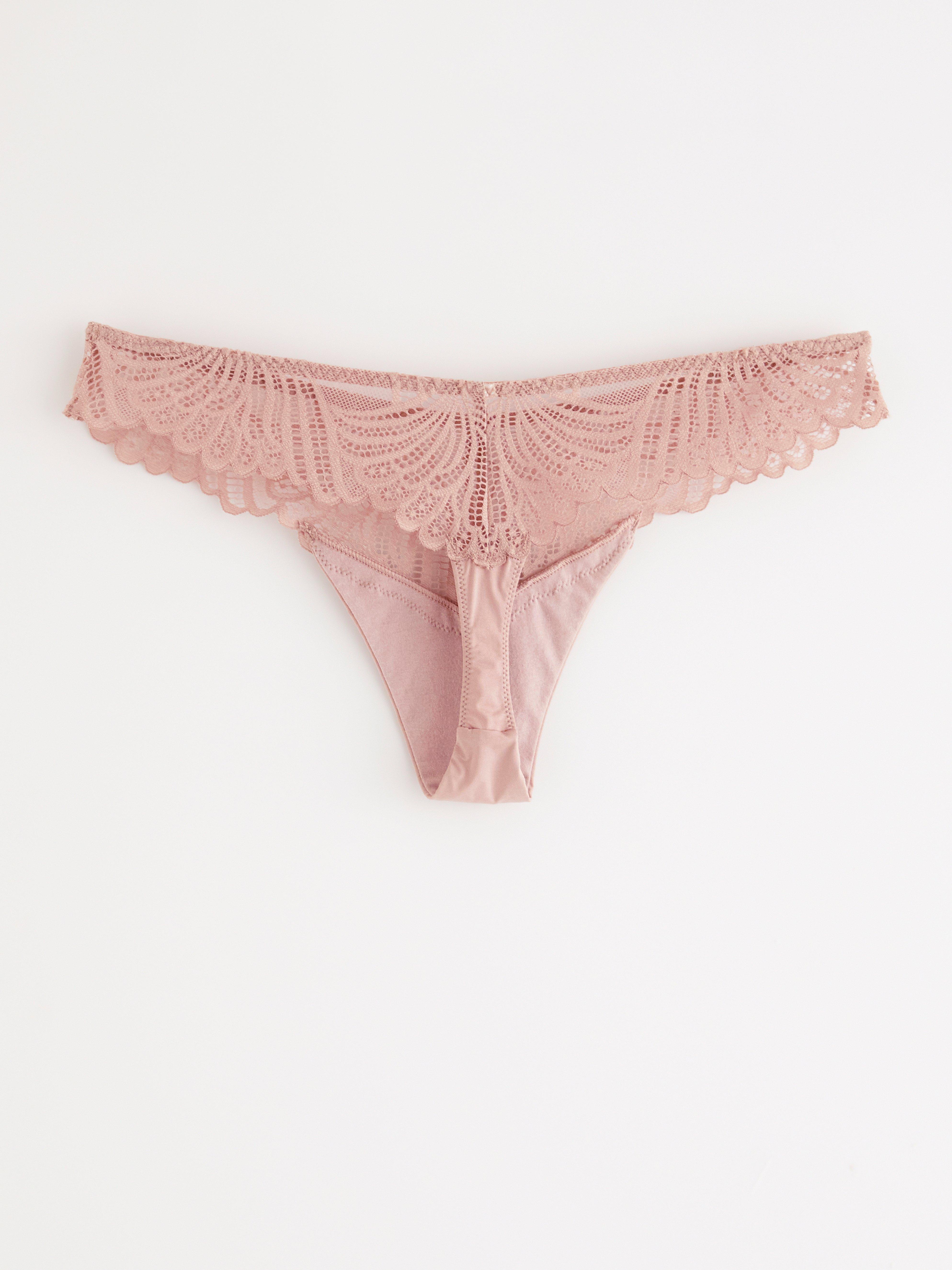 Thong Low - Lingerie - Pink