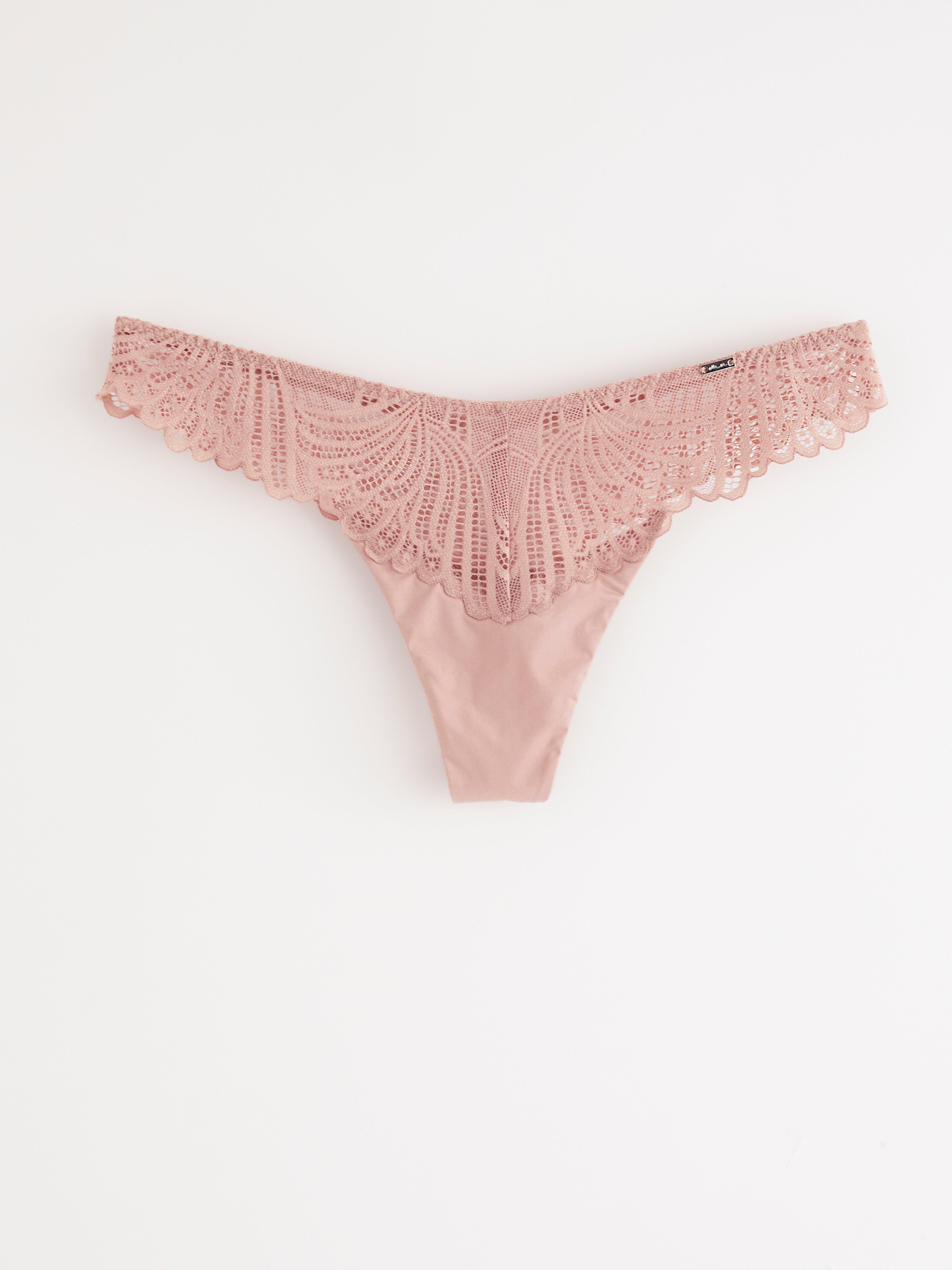 Thong Low - Lingerie - Pink