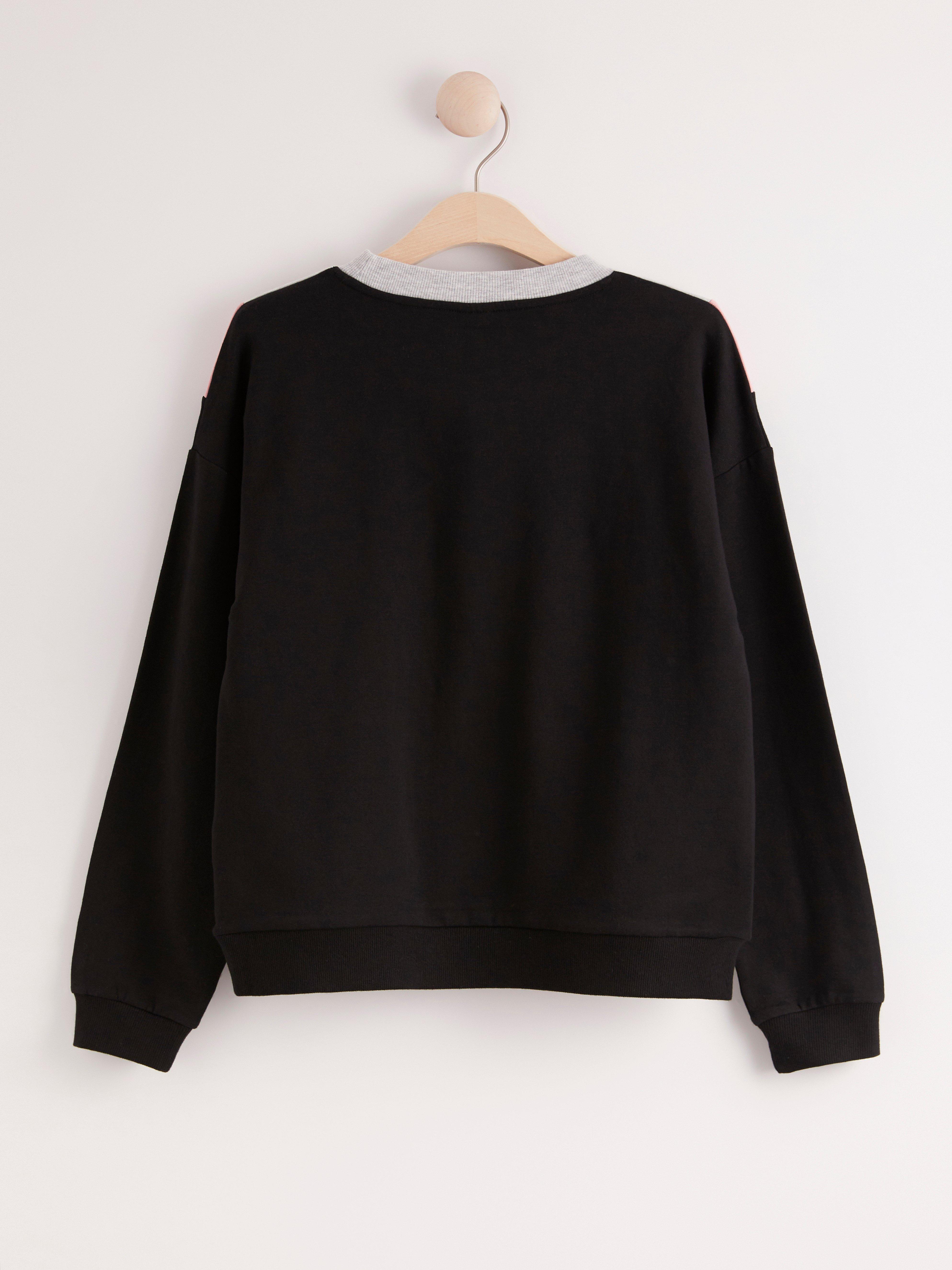 Sweatshirt - Barn - Svart