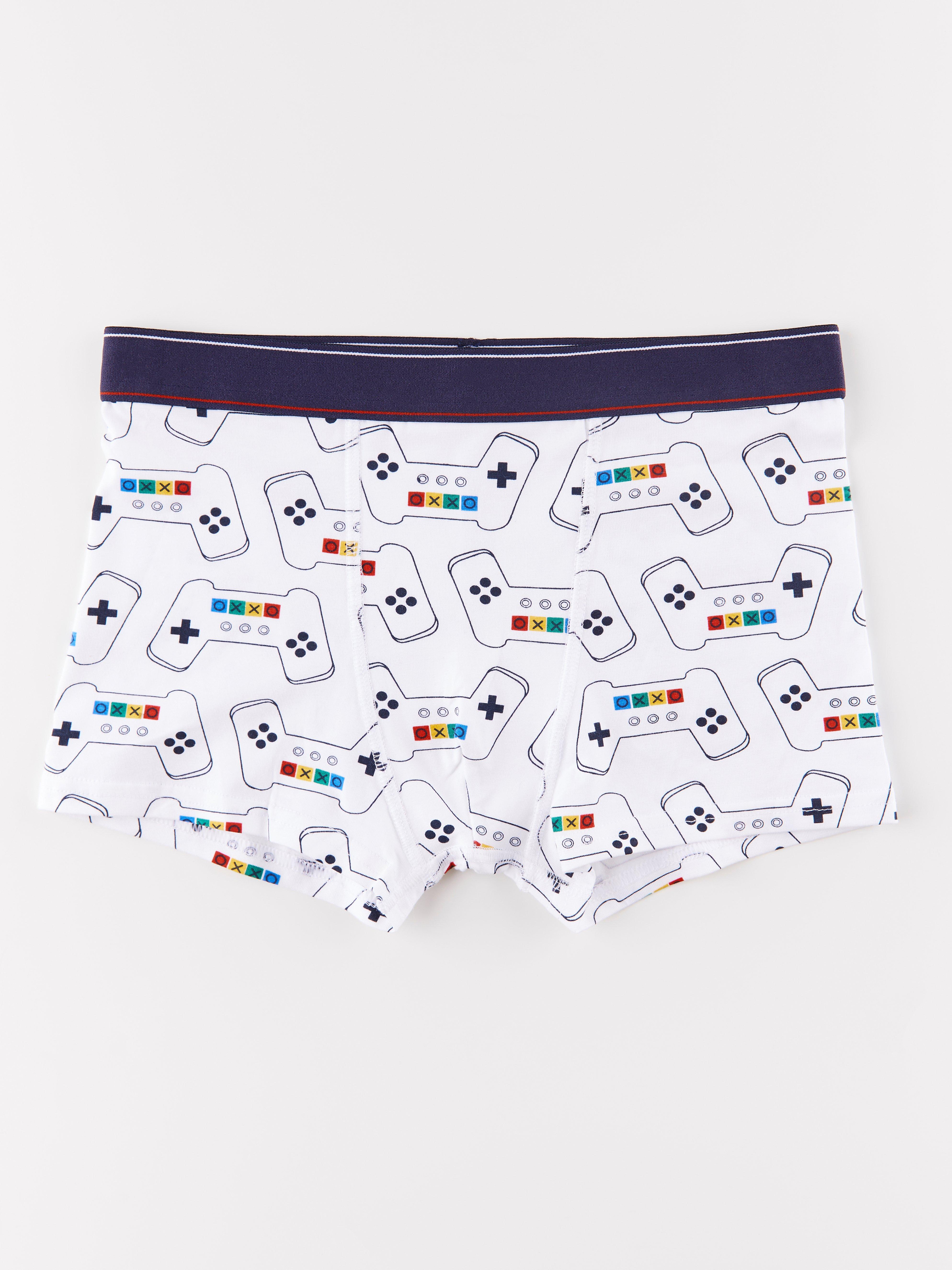 Boxershorts med spelmönster