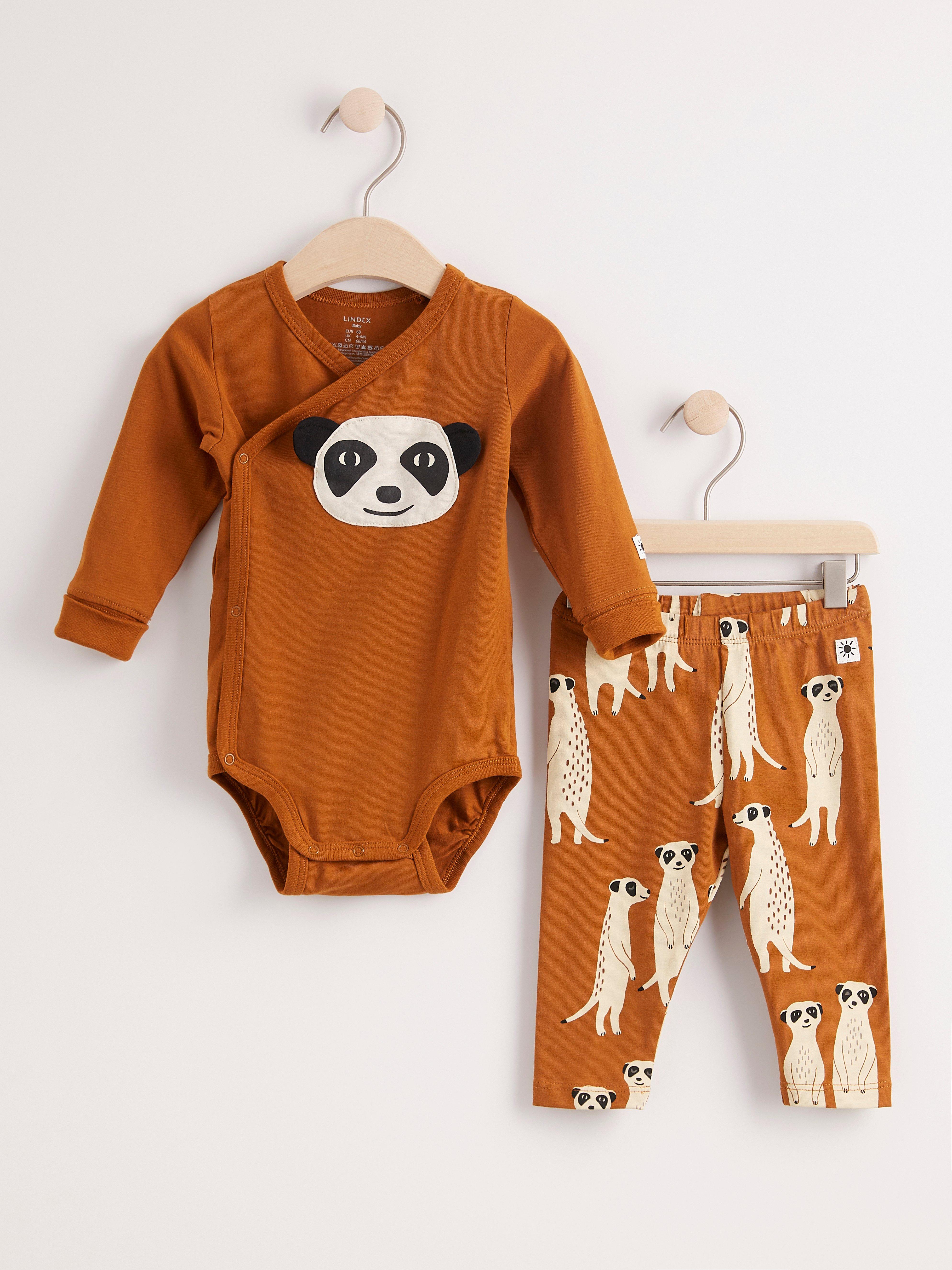 Set - Děti - Hnědá