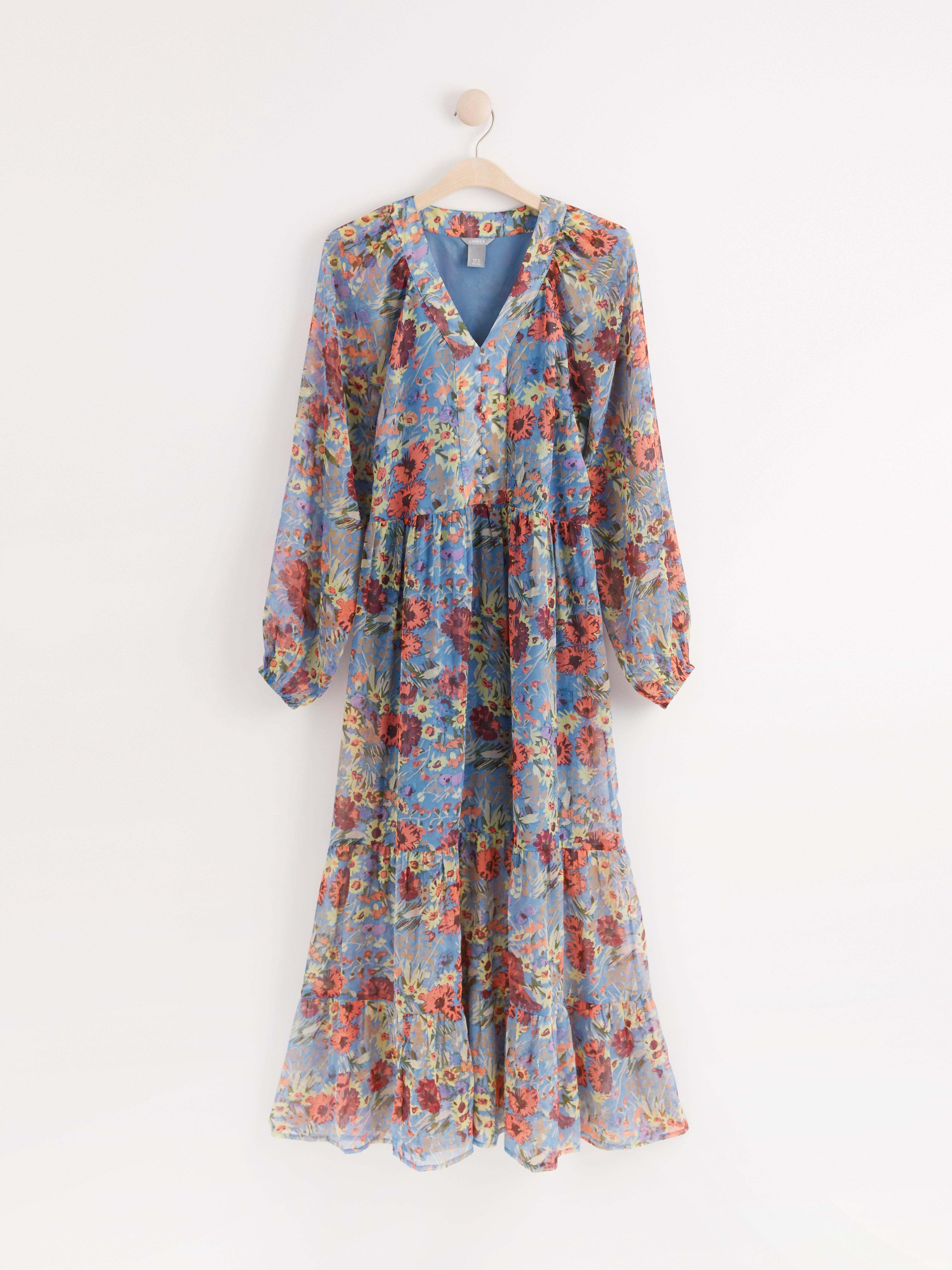 Maxiklänning - Dam - Blå