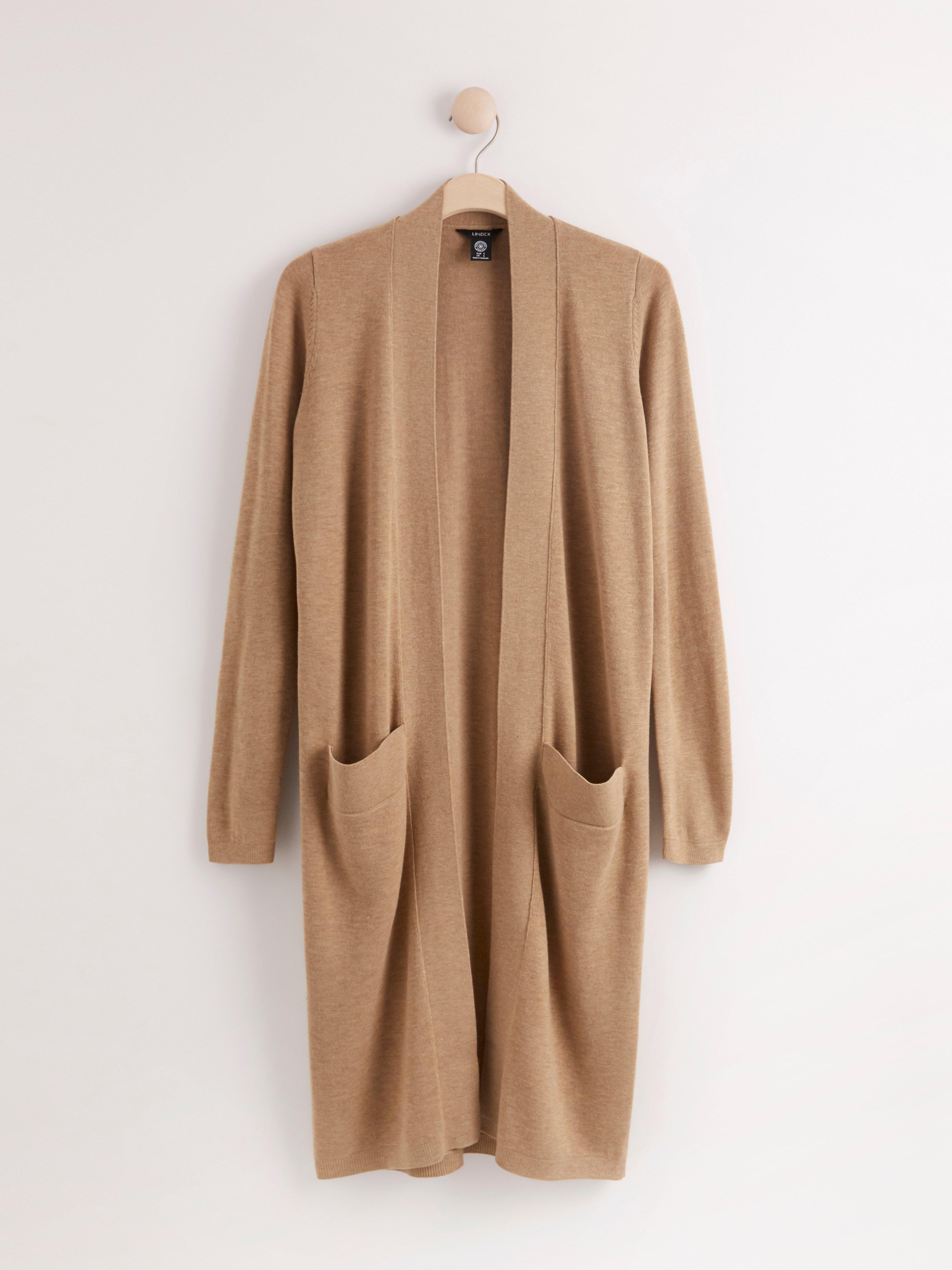 Maxi Cardigan - Womens Wear - Beige