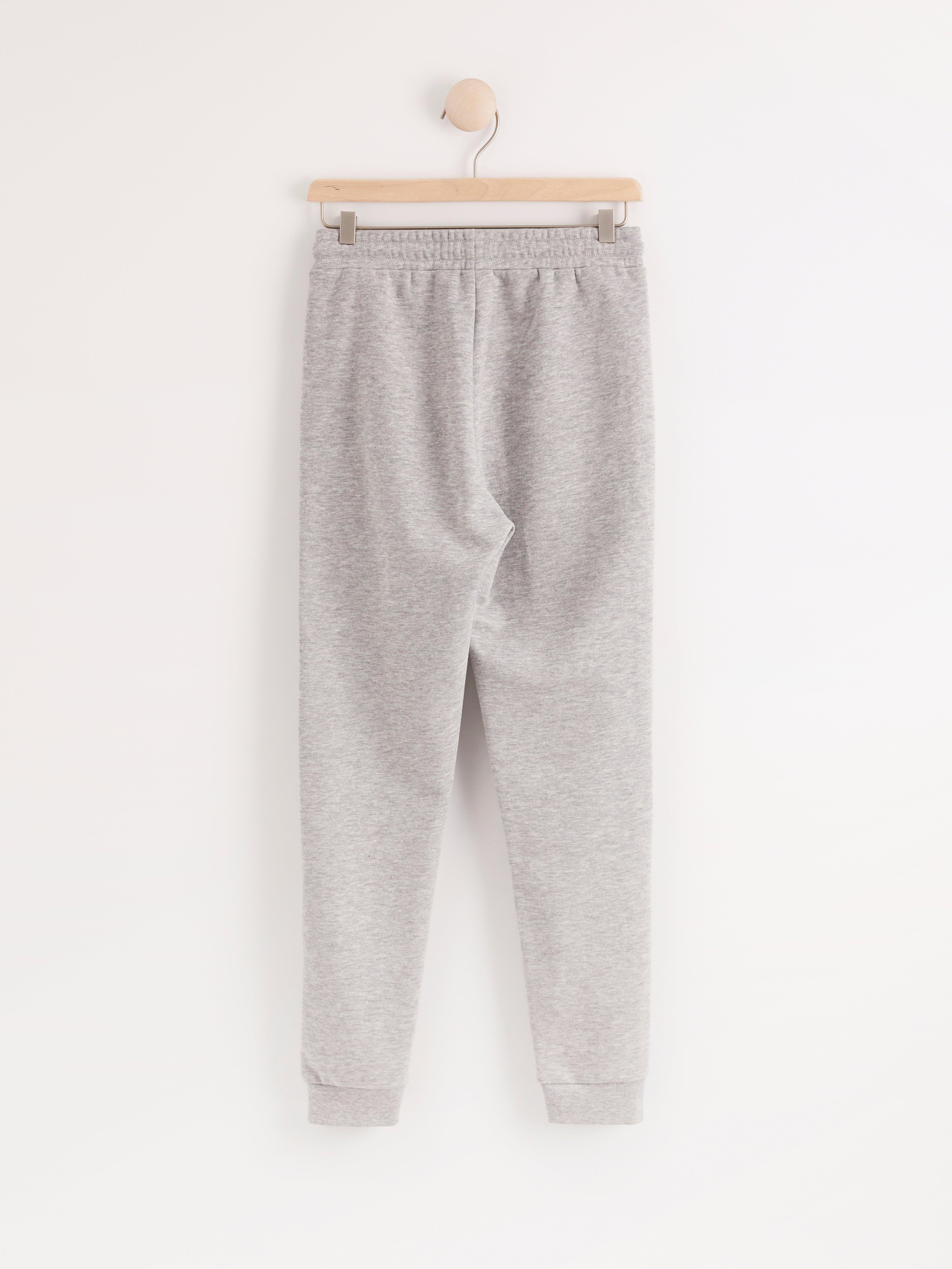 light grey sweatpants