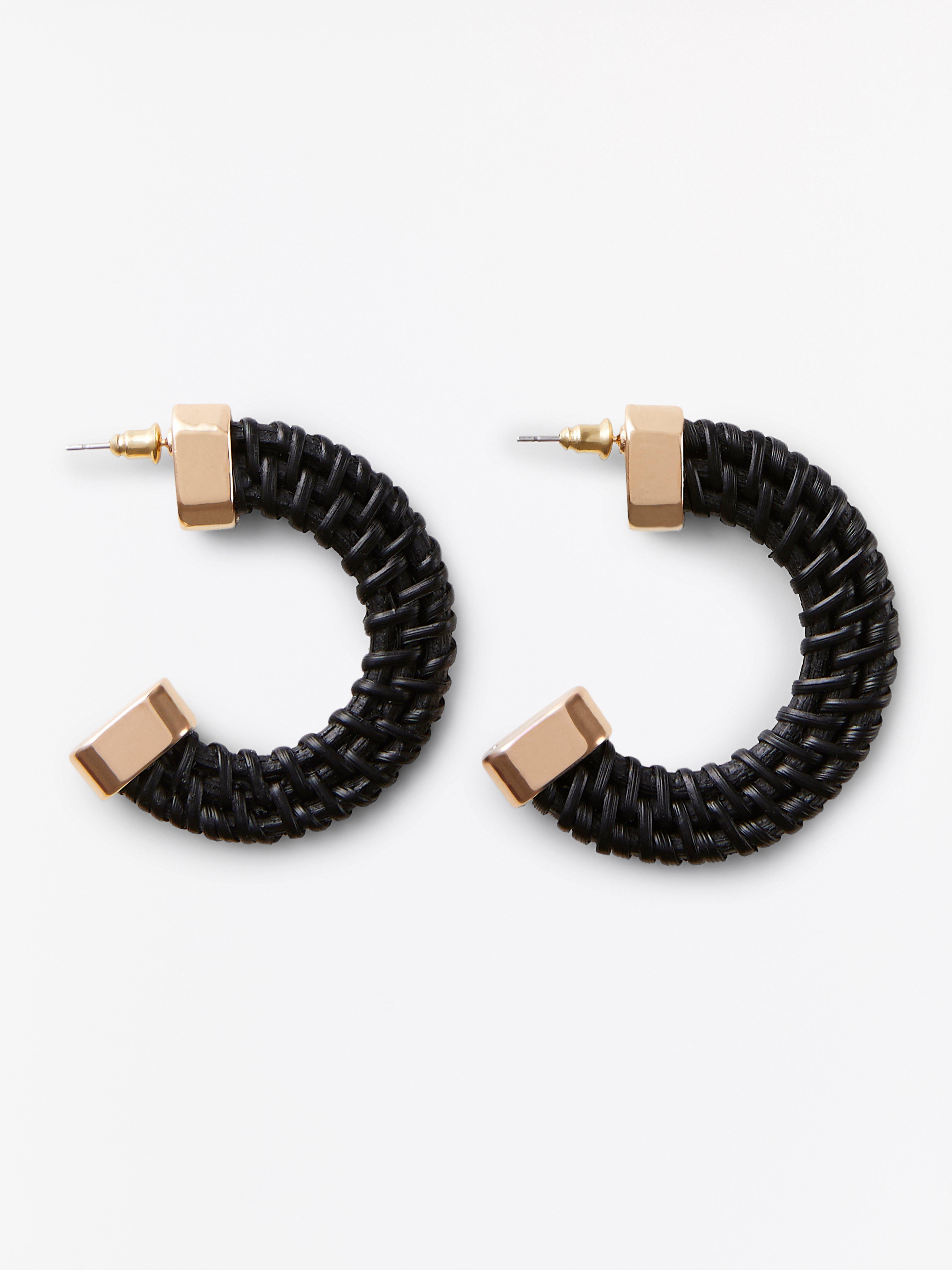 Örhängen - Dam - Svart