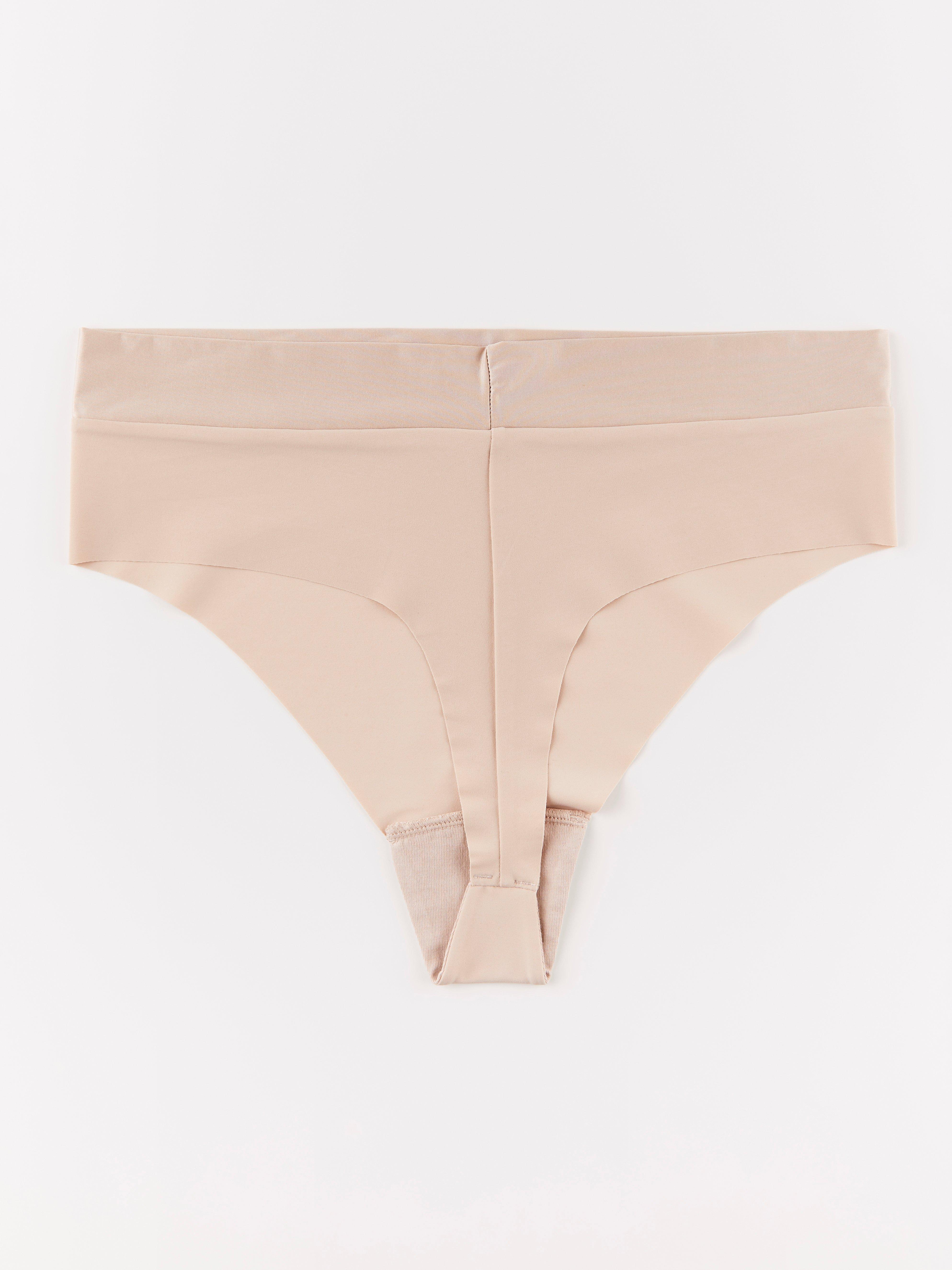Stringtrosa Hög - Underkläder - Beige