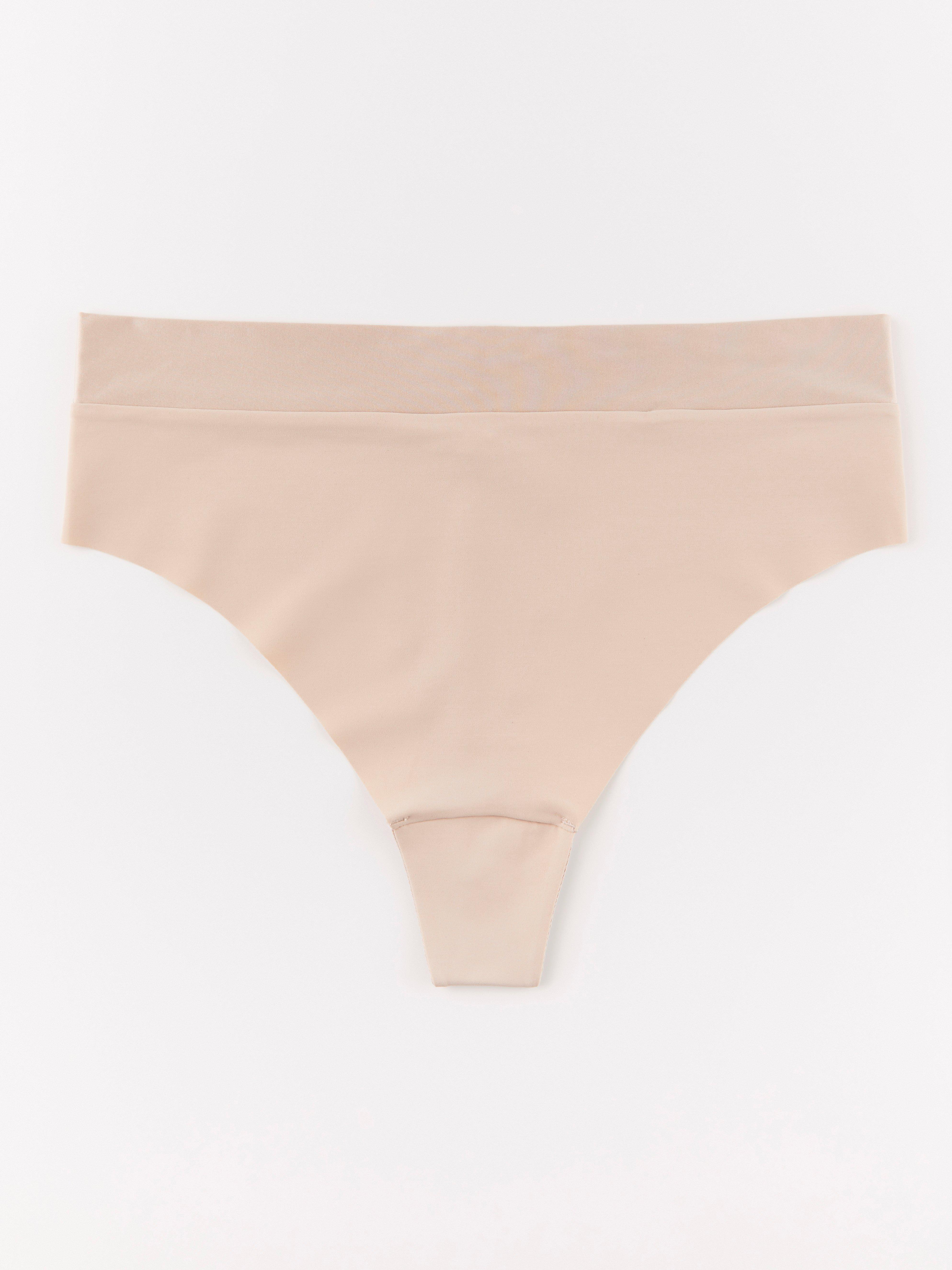 Stringtrosa Hög - Underkläder - Beige