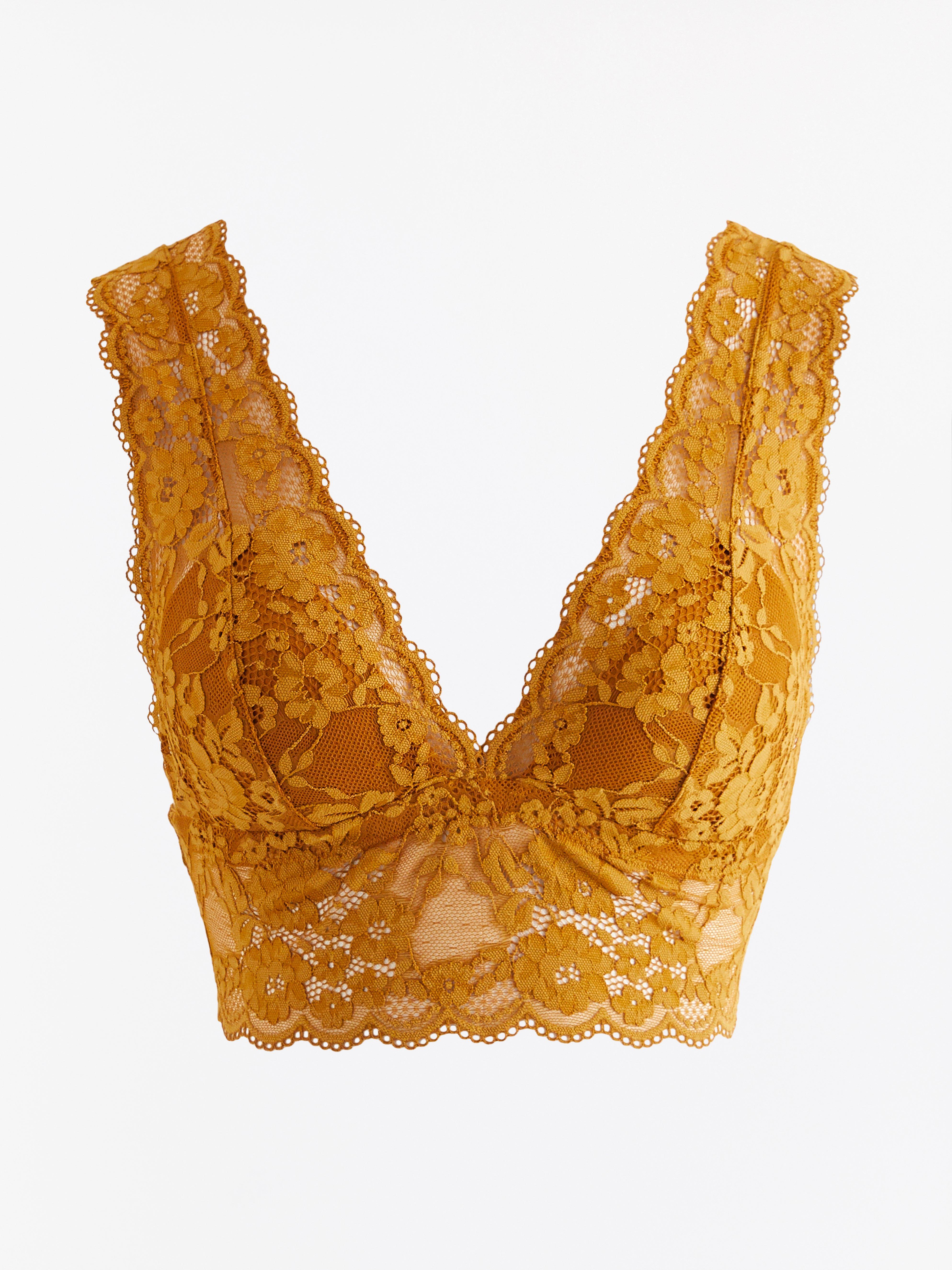 Bralette - Underkläder - Brun