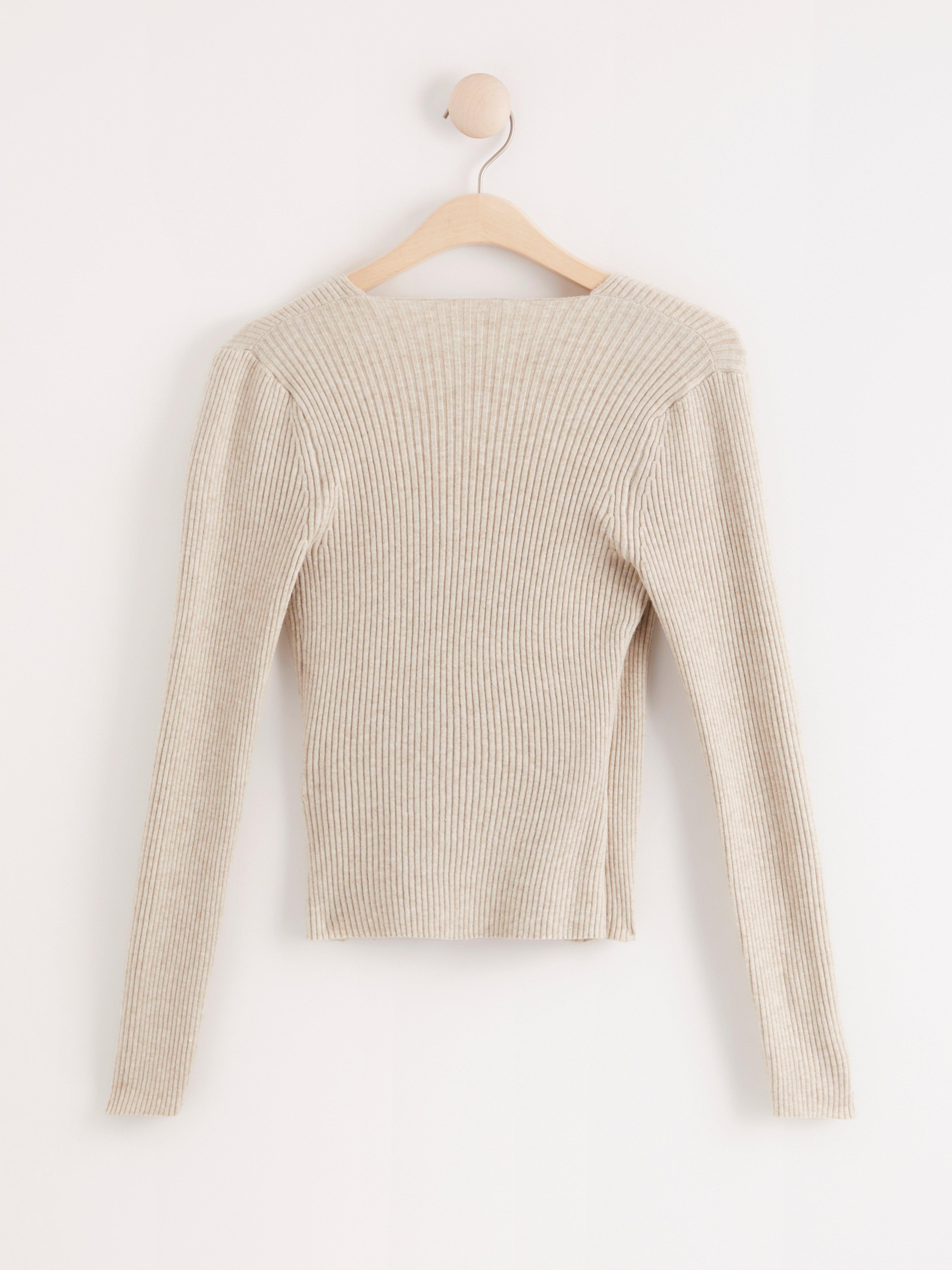 Tröja - Dam - Beige