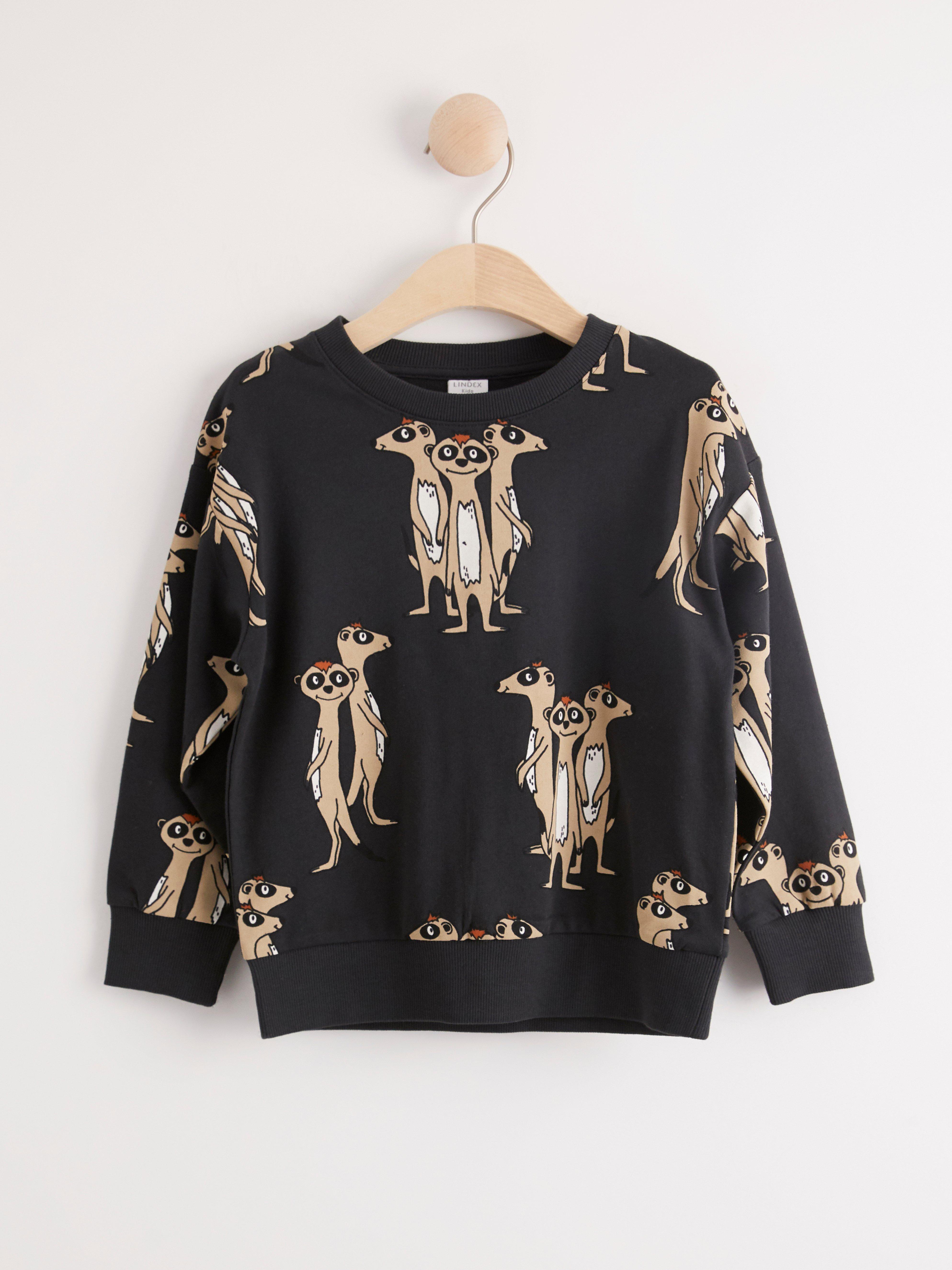 Sweatshirt - Barn - Svart