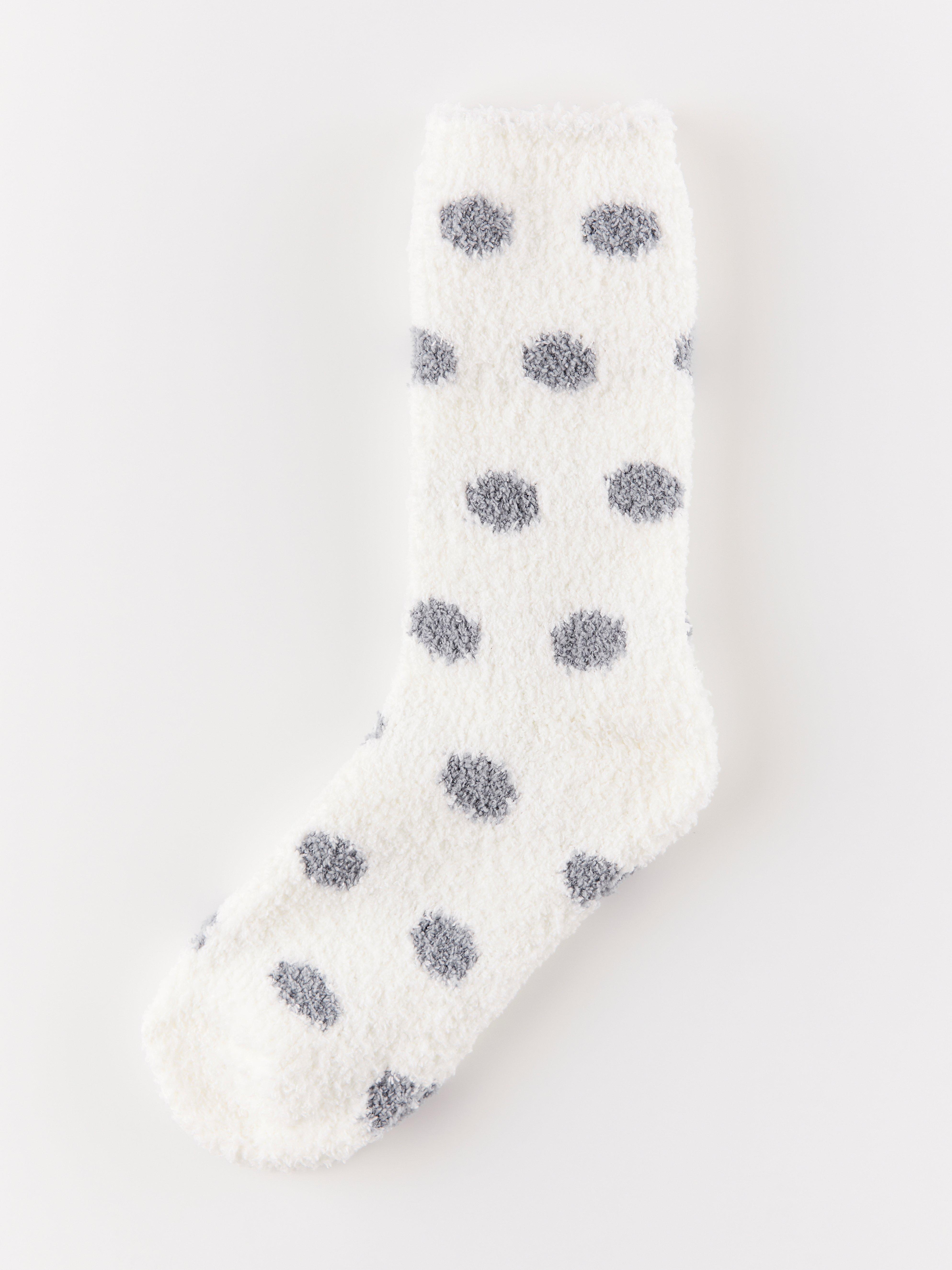 fluffy wool socks