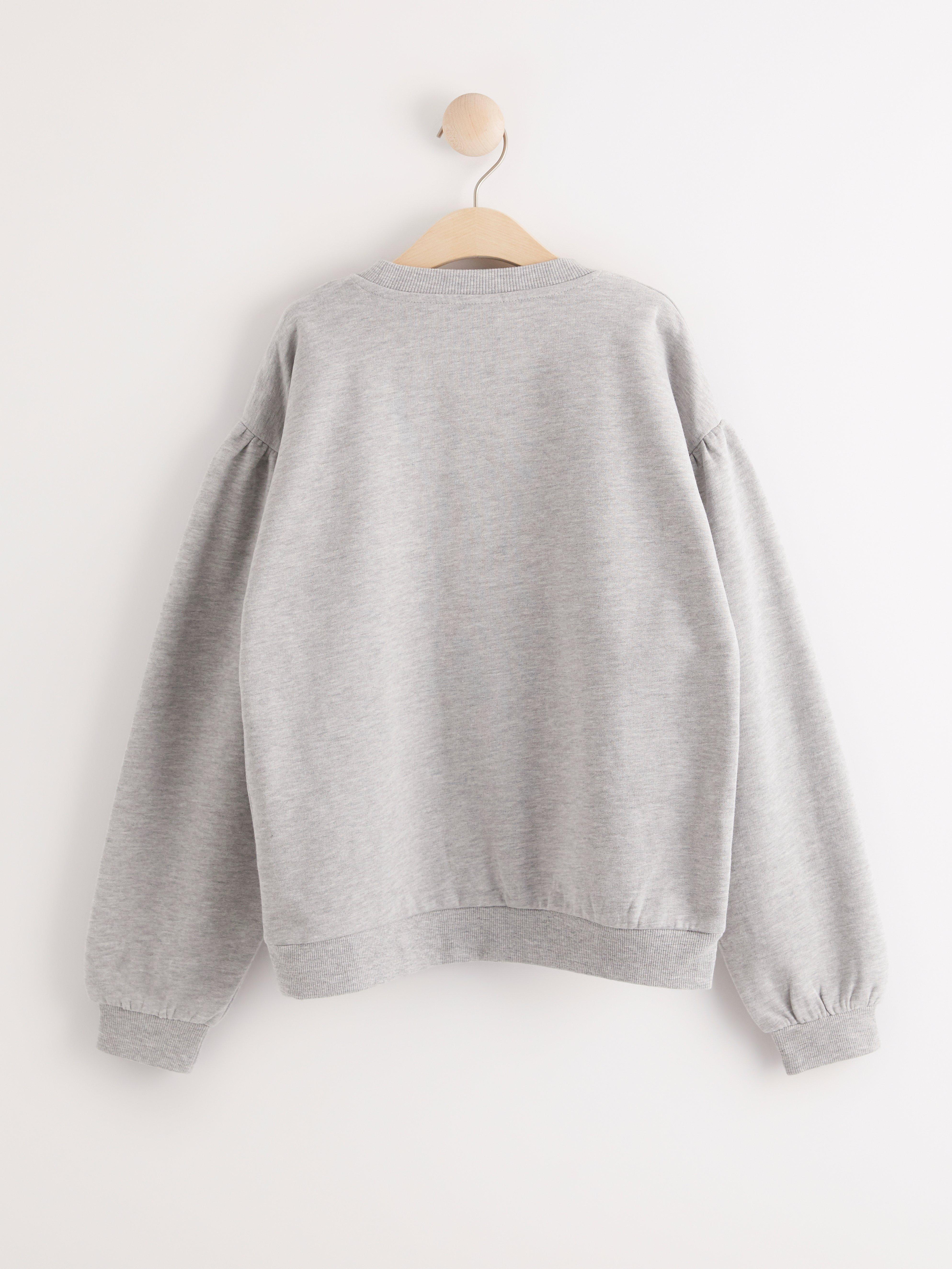 Sweatshirt - Barn - Grå
