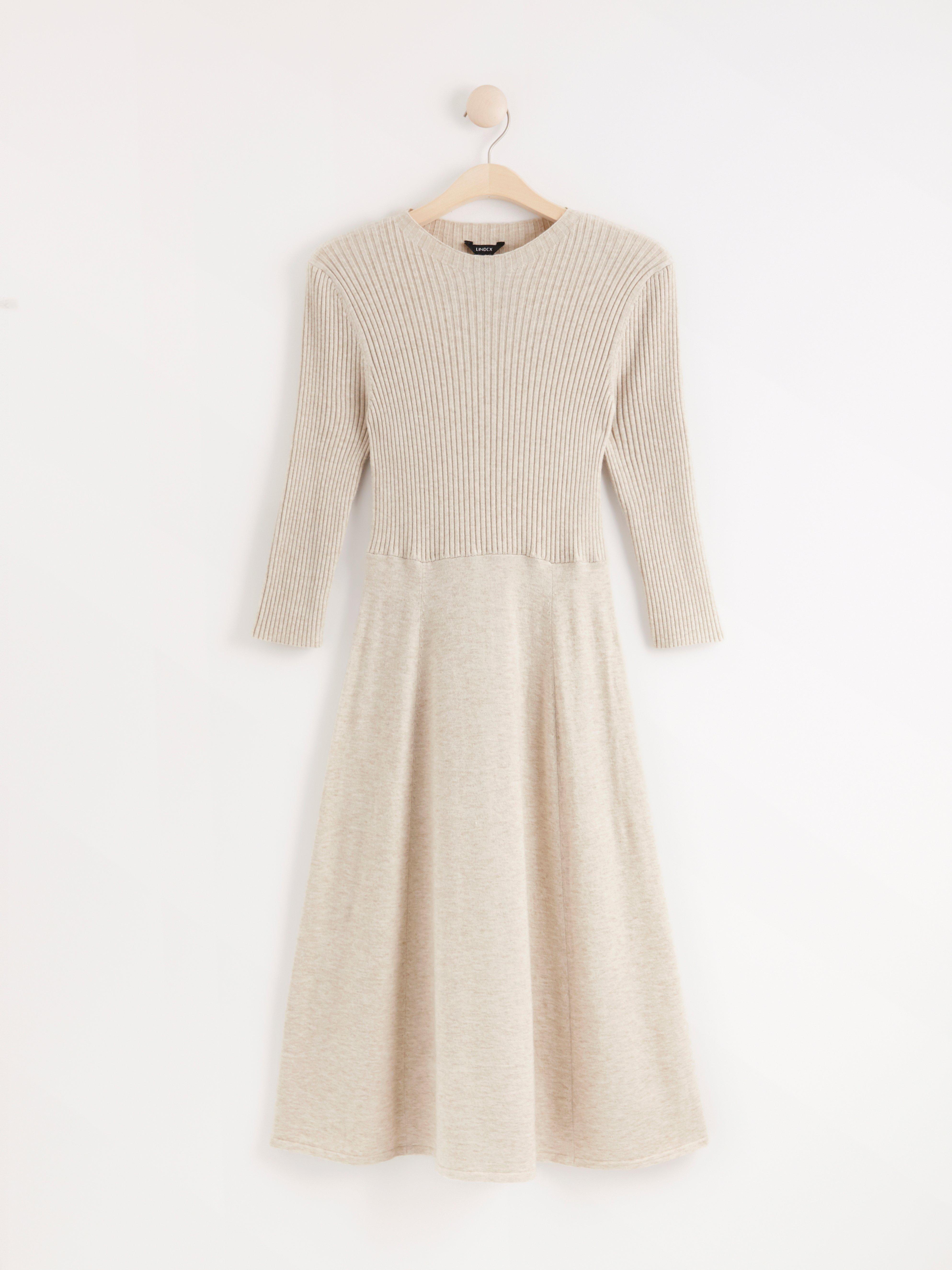 Kjole - Dame - Beige