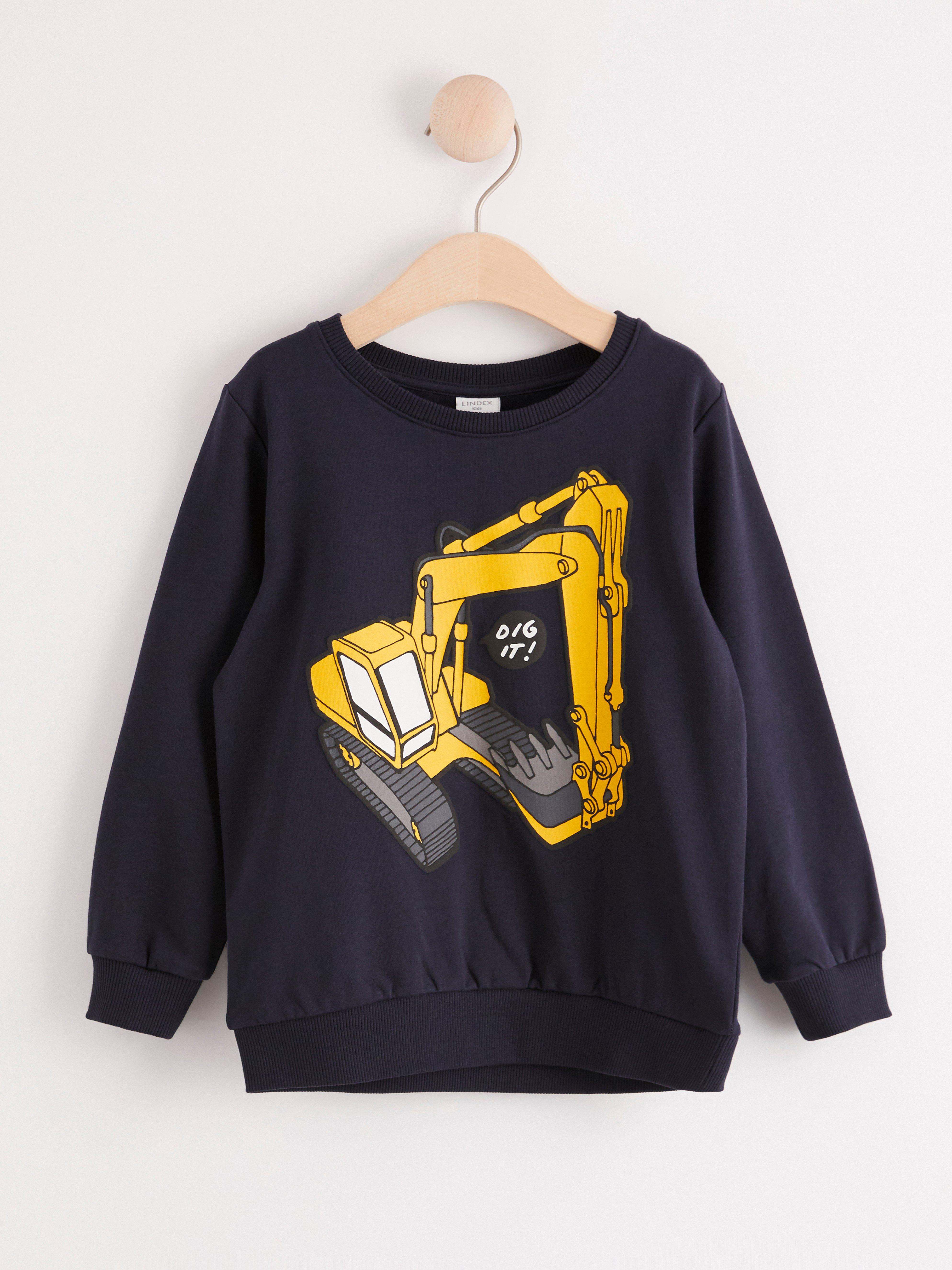 Sweatshirt - Barn - Blå