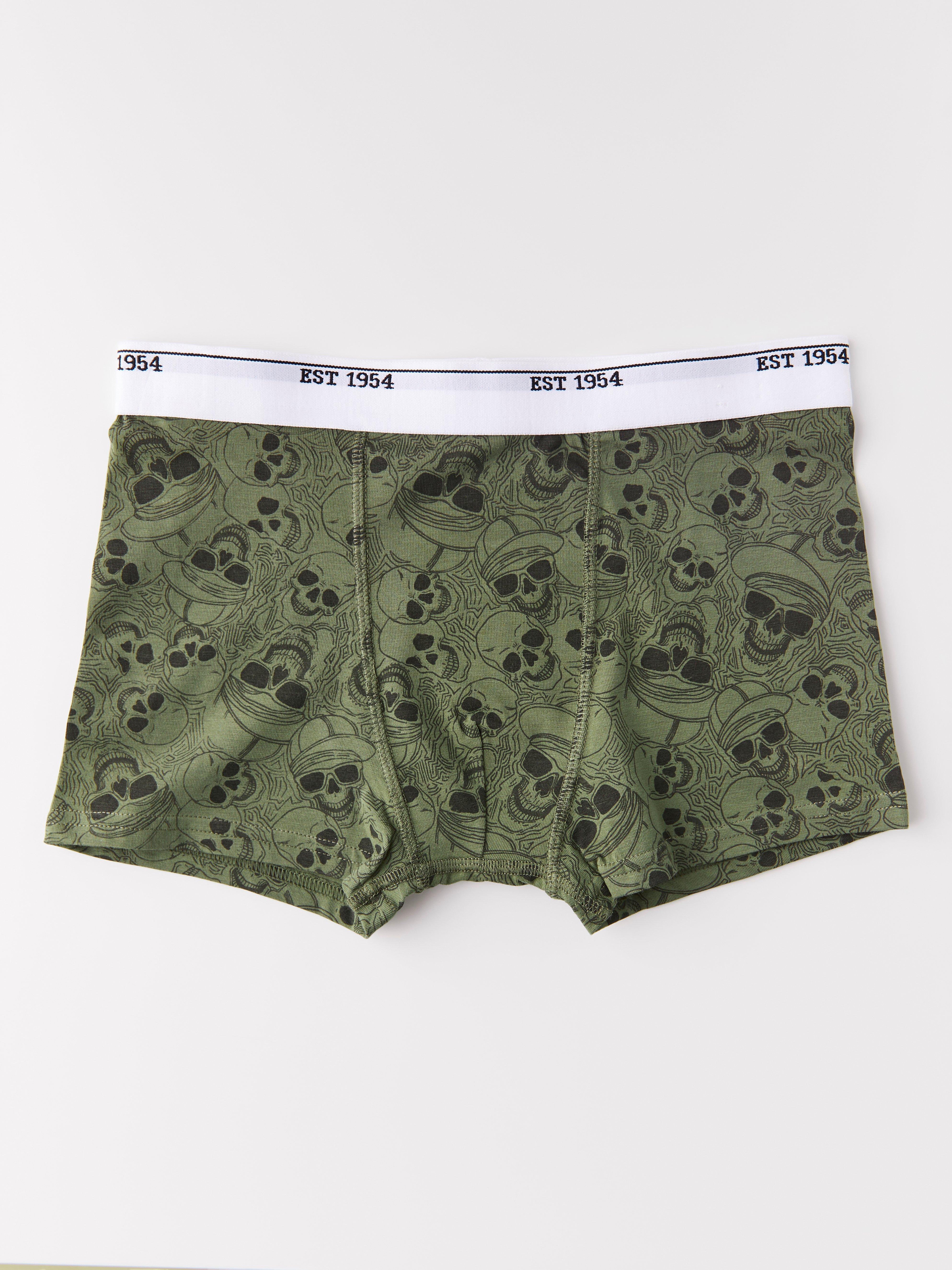 skull boxer shorts