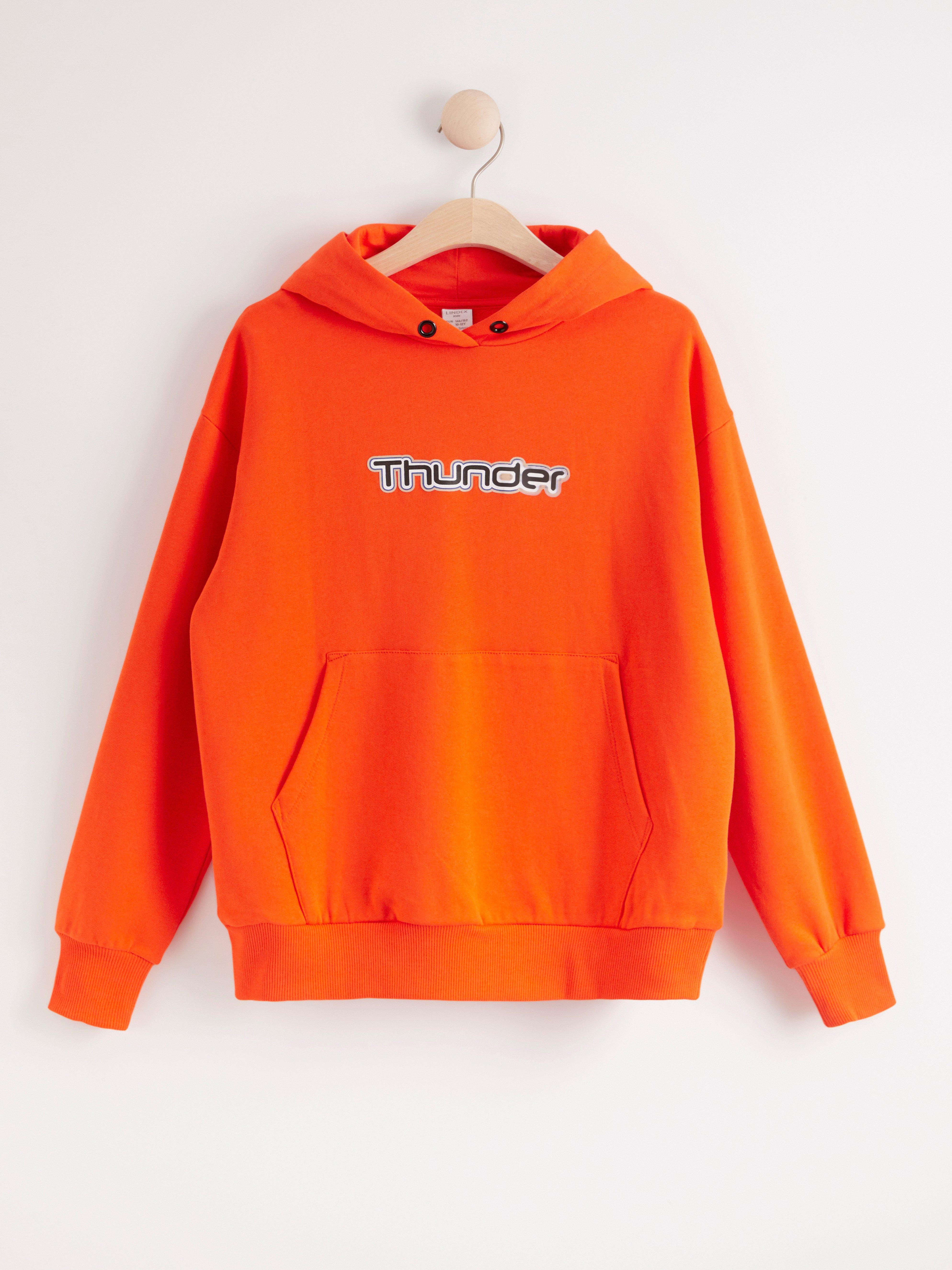 Hooded Sweatshirt - Kids Wear - Orange