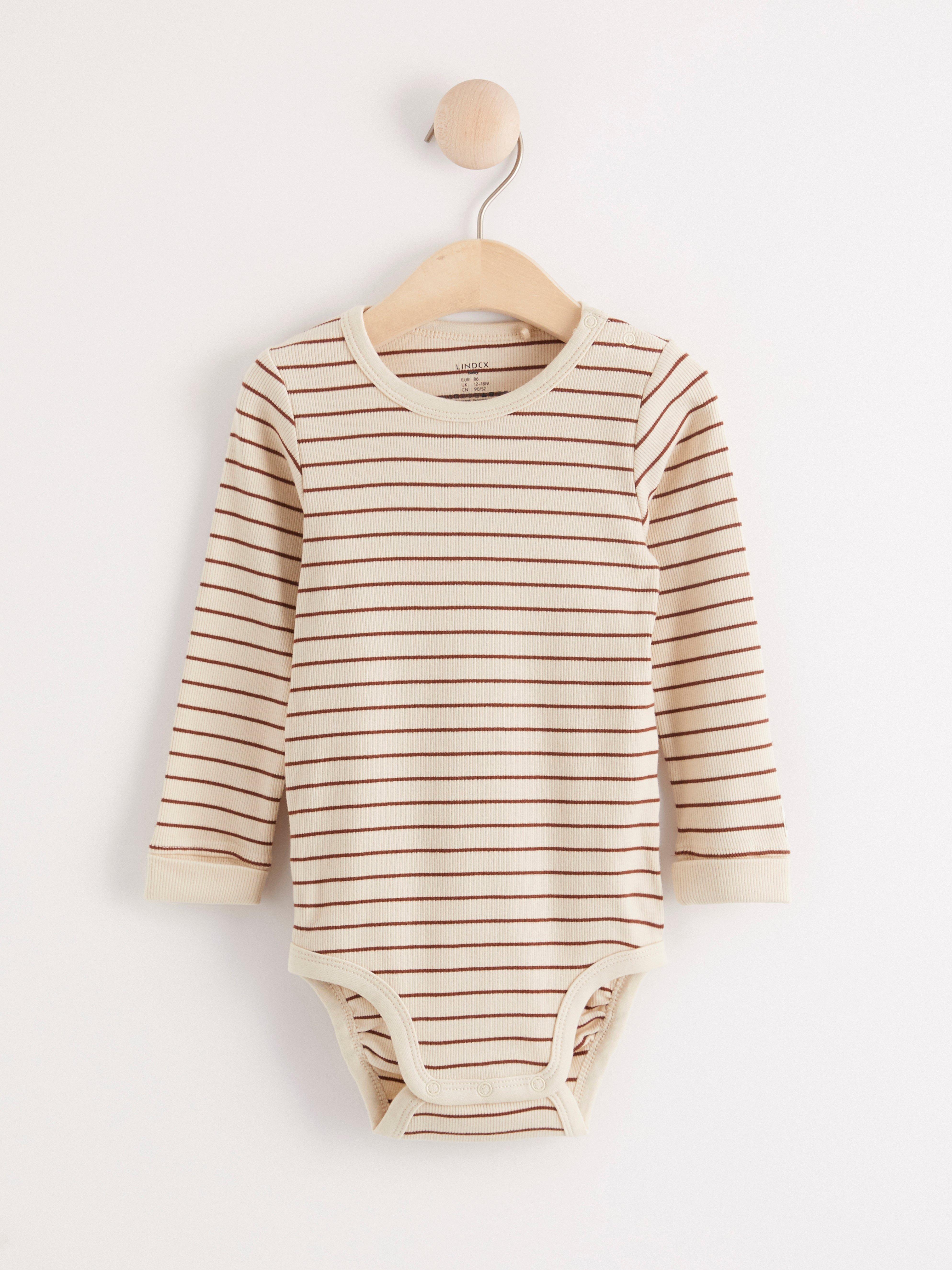 striped bodysuit baby