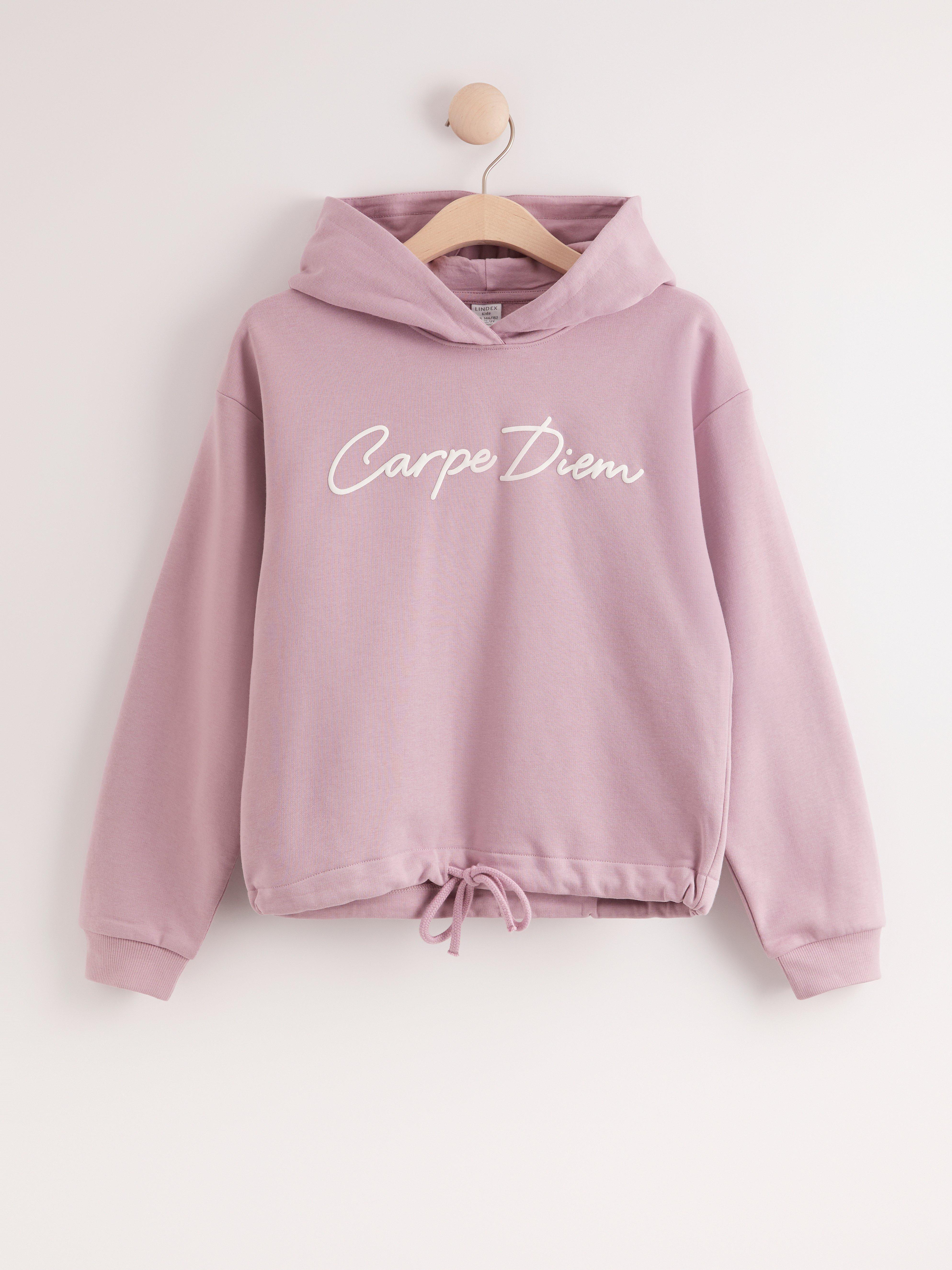 Mikina s kapucí - Děti - Fialová