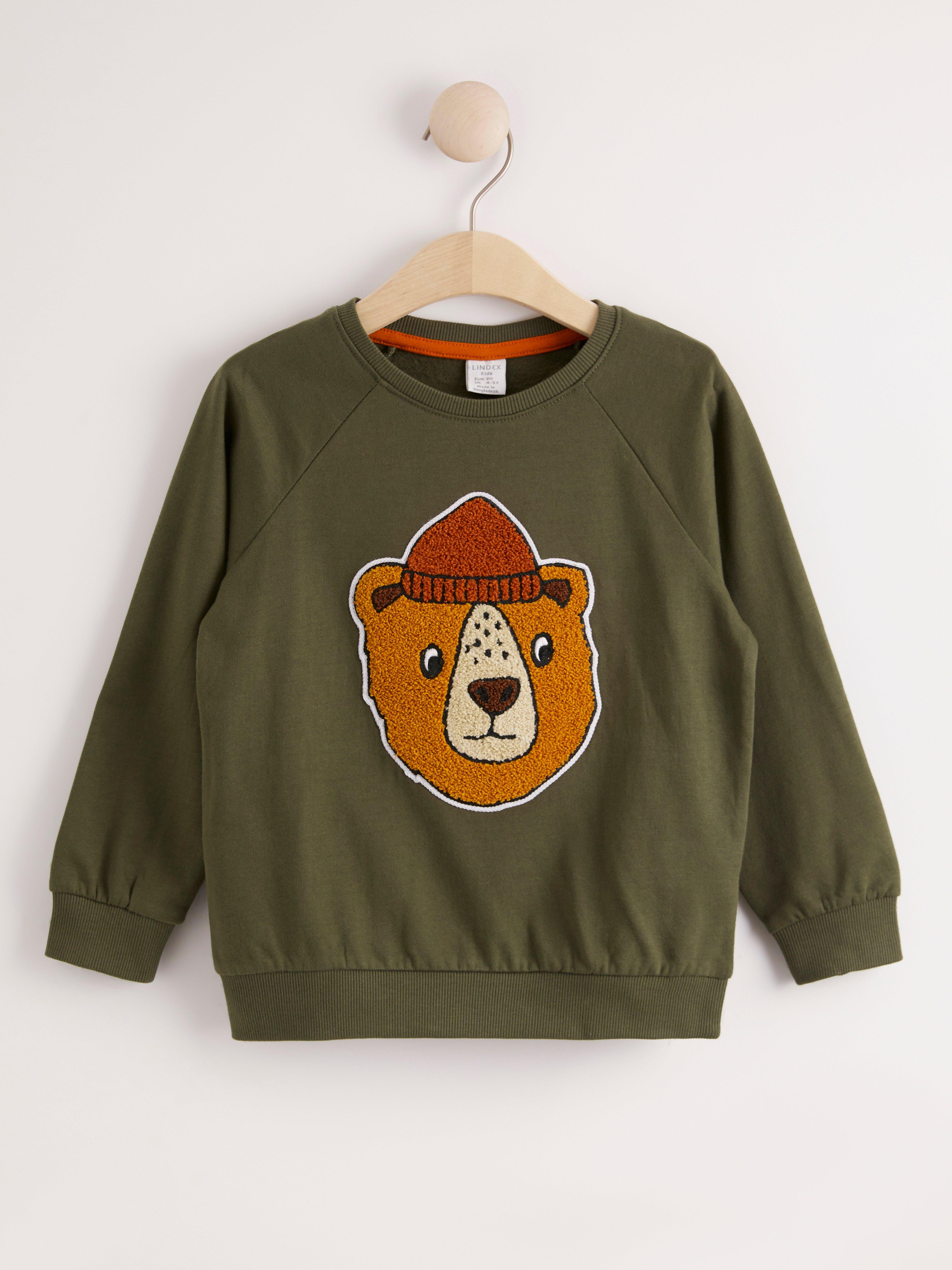 Green bear outlet sweatshirt