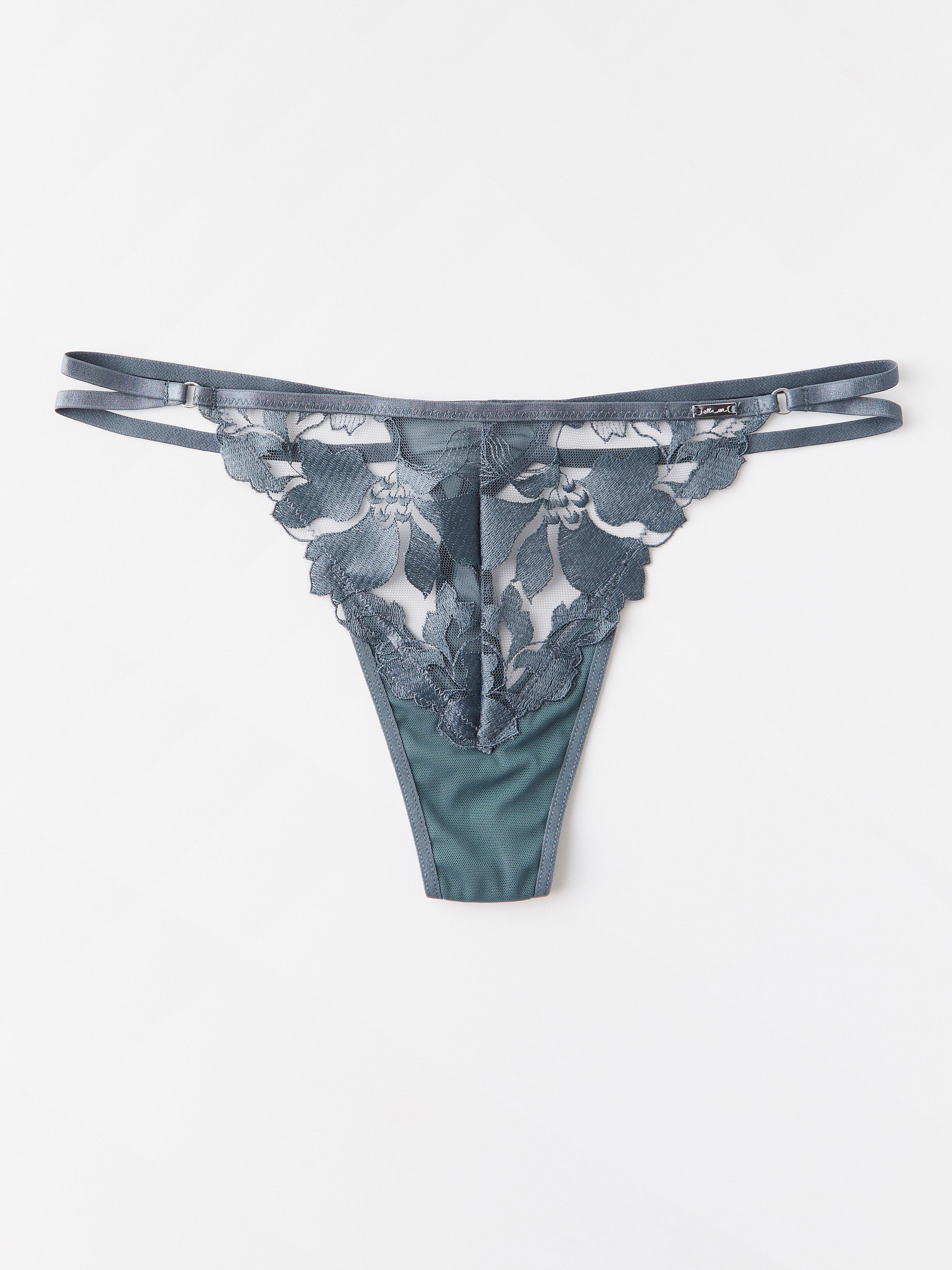 blue thong