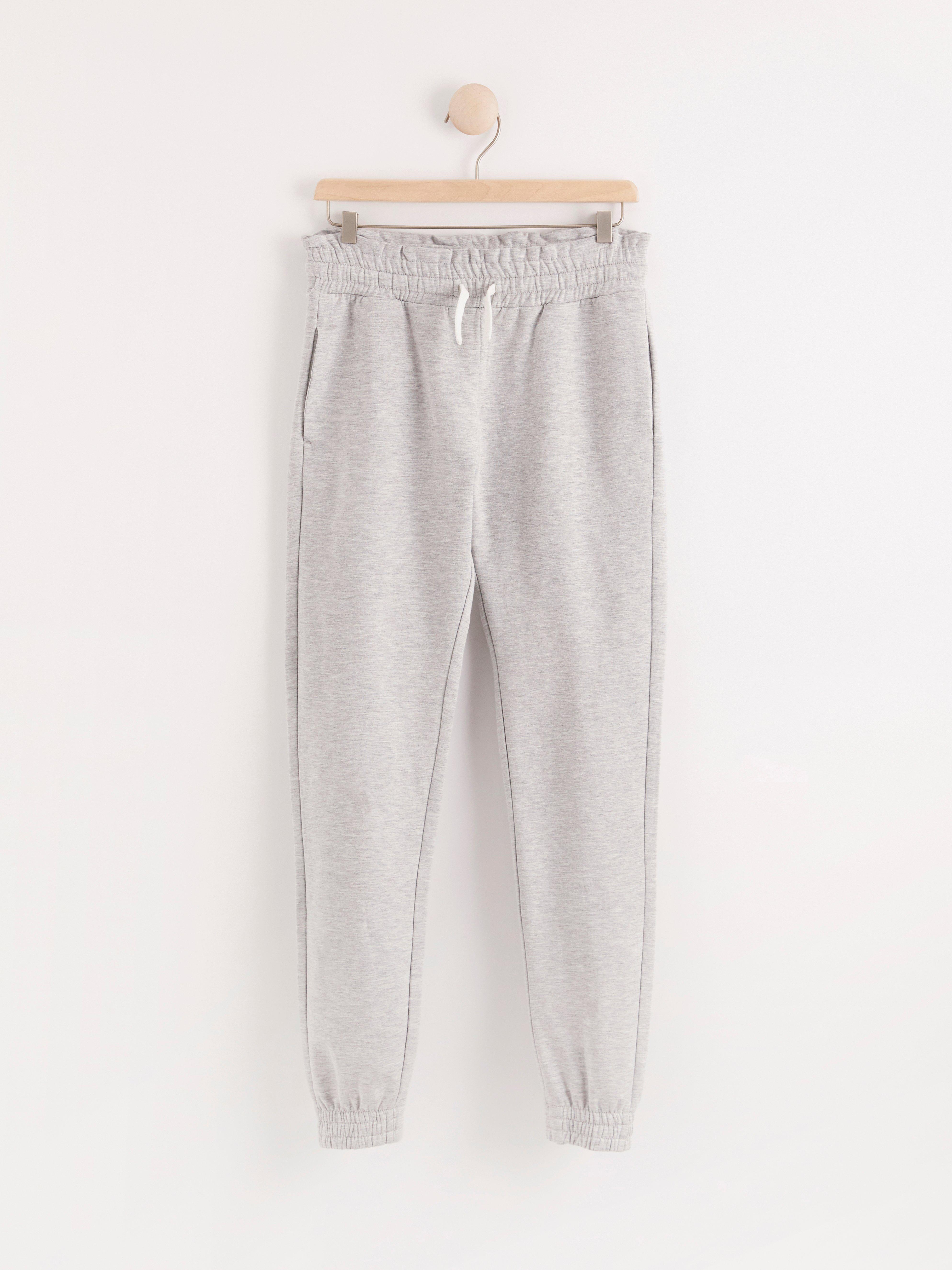 light grey sweatpants